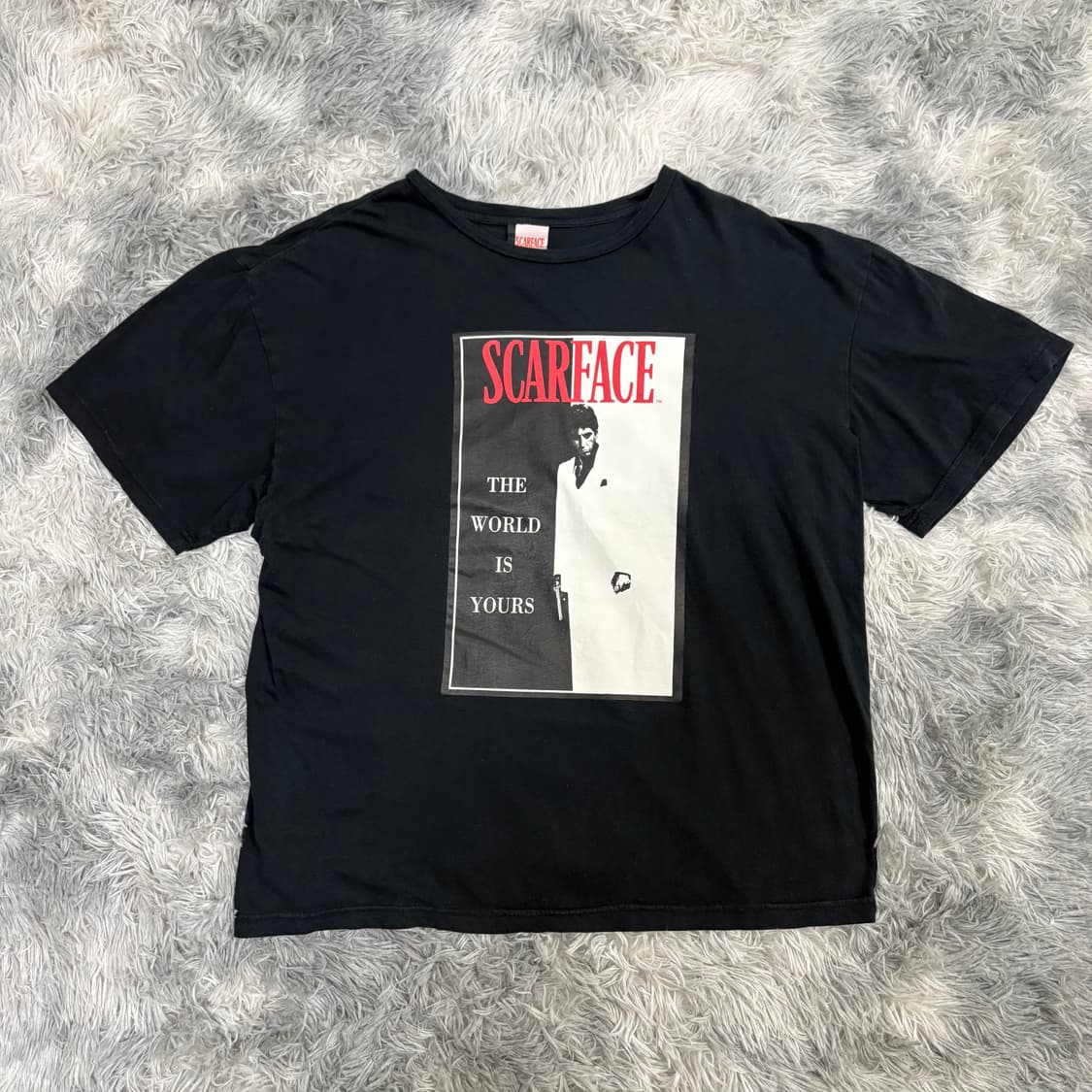 Scarface 토니몬타나 “The World Is Yours” 티셔츠 상품이미지1