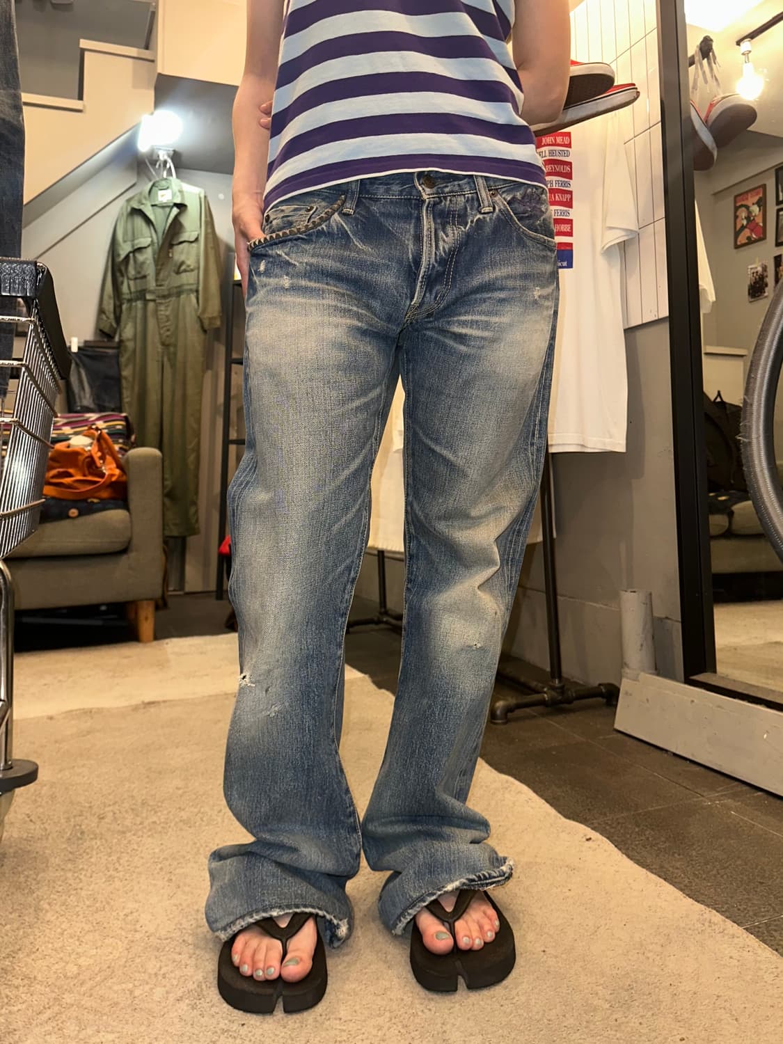 90‘s Hysteric Glamour XXX denim pants 상품이미지2