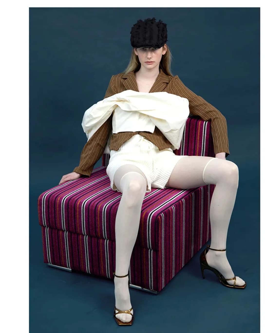 어썸니즈 모자>  CLASSIC HUNTING CAP_WAVE BLACK 상품이미지3