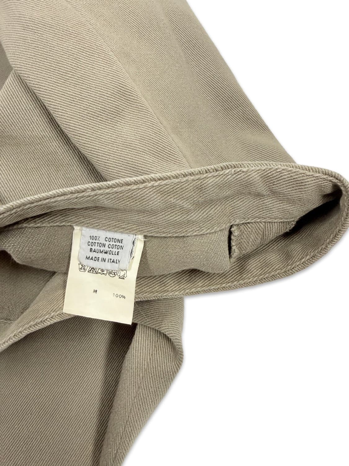빈티지 MAURO GRIFONI 카키 코튼 스커트 상품이미지5
