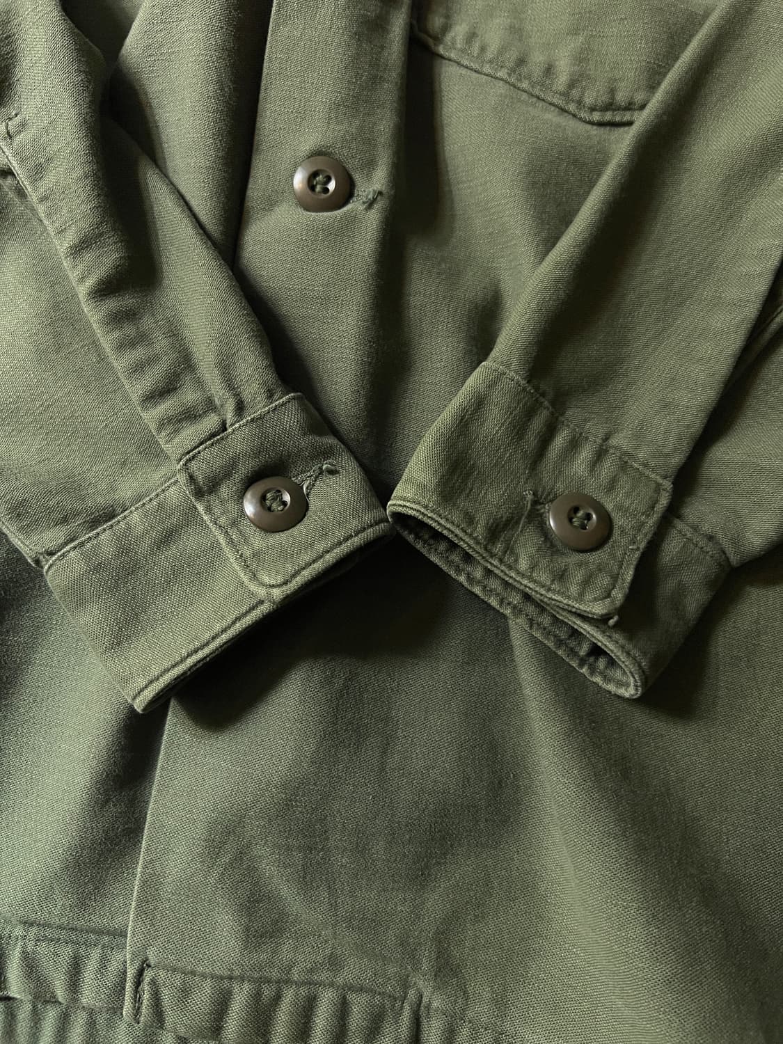 [L]60s 오리지널 U.S ARMY 미 육군 OG-107 밀리터리 셔츠 상품이미지6