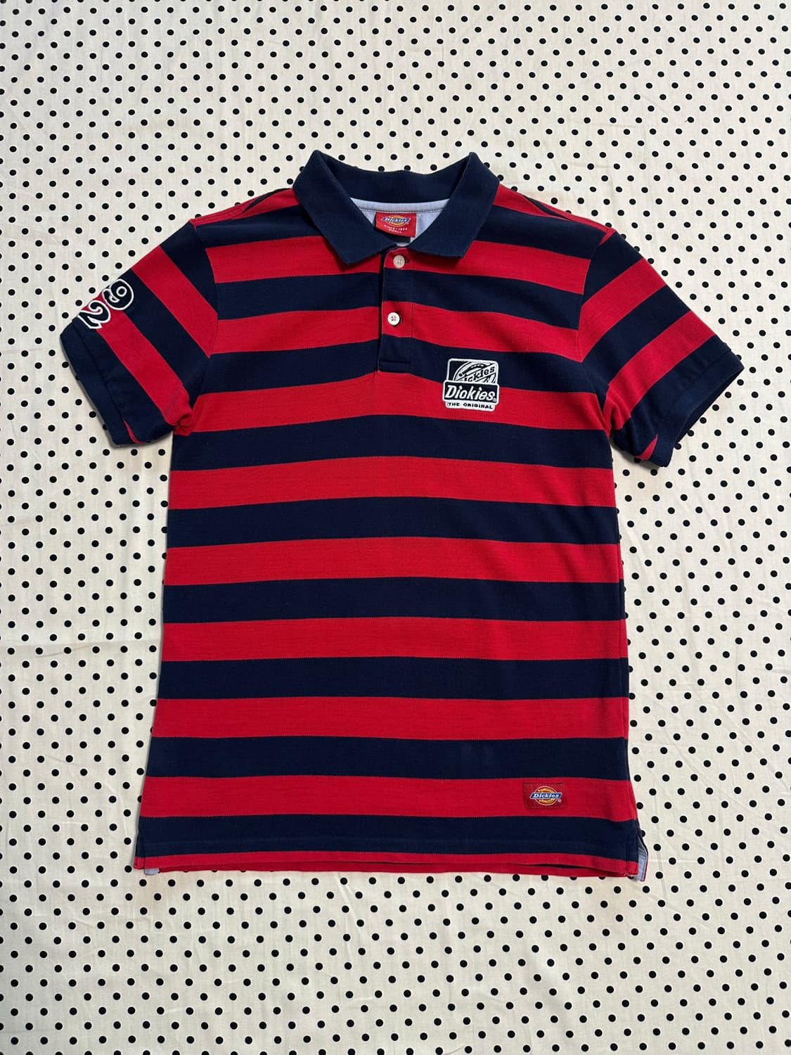 디키즈 스트라이프 카라 반팔티  상품이미지1