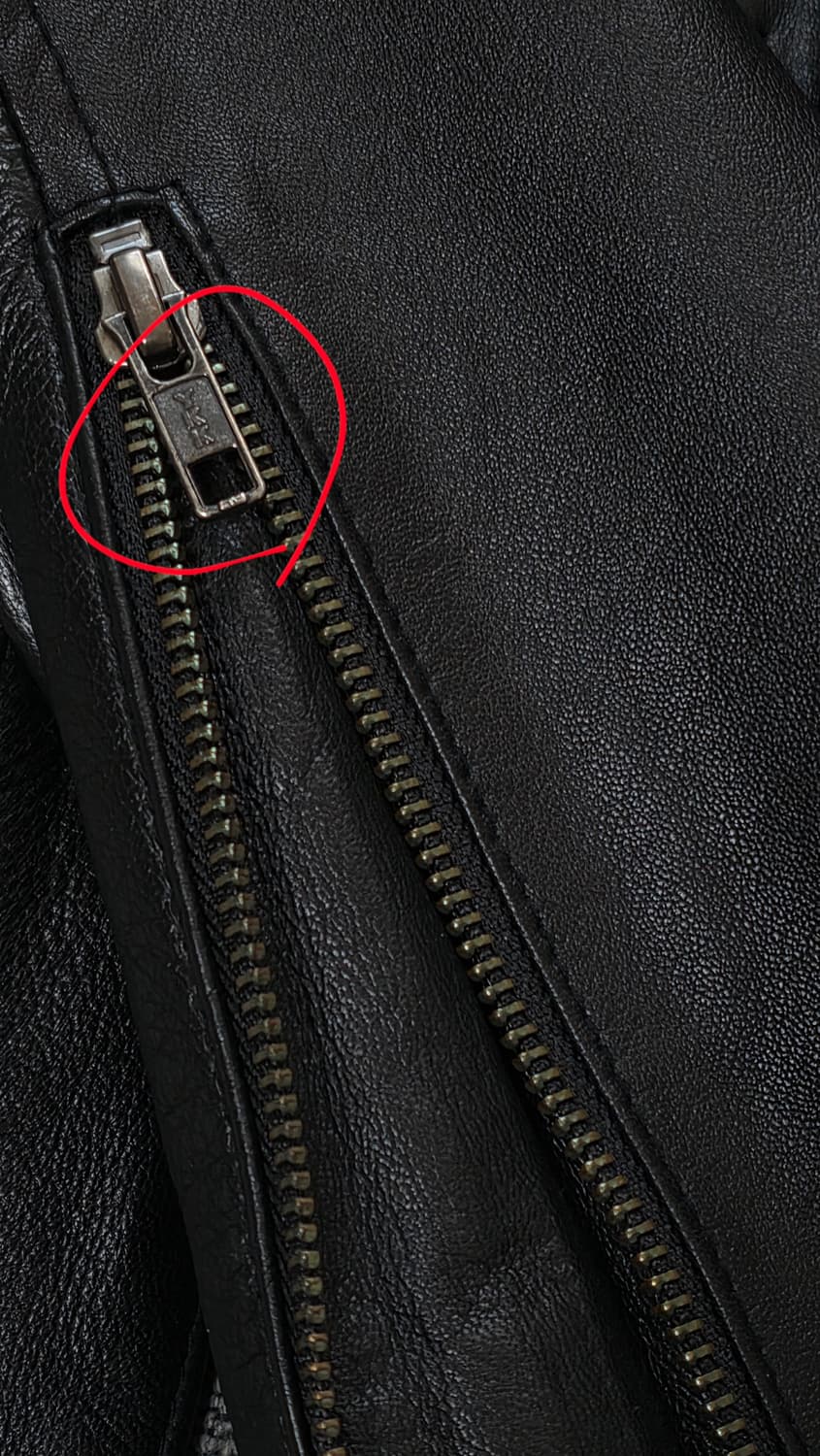 MUUBAA 무바 천연 램스킨 라이더자켓 55 (양가죽) 상품이미지6