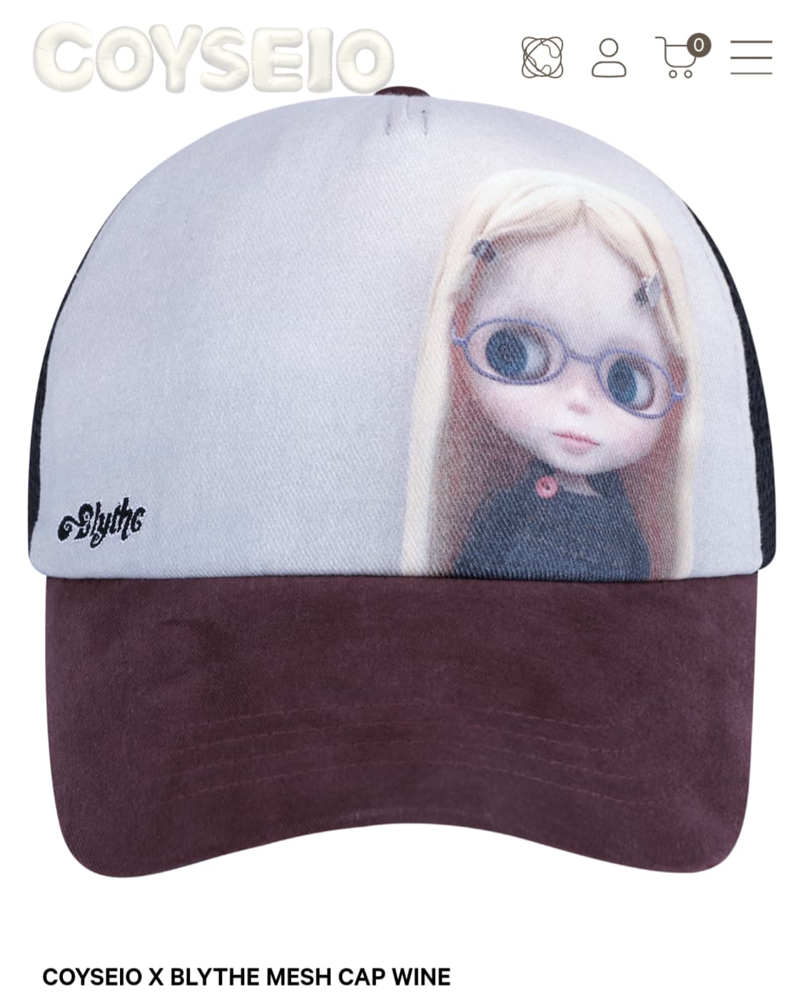 코이세이오 와인색상 모자 삽니다 상품이미지1