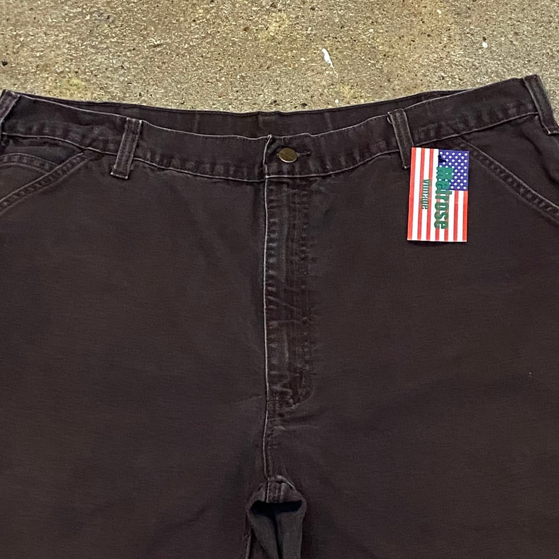 00s USA 빈티지 칼하트 B25 워크팬츠 반바지  상품이미지2