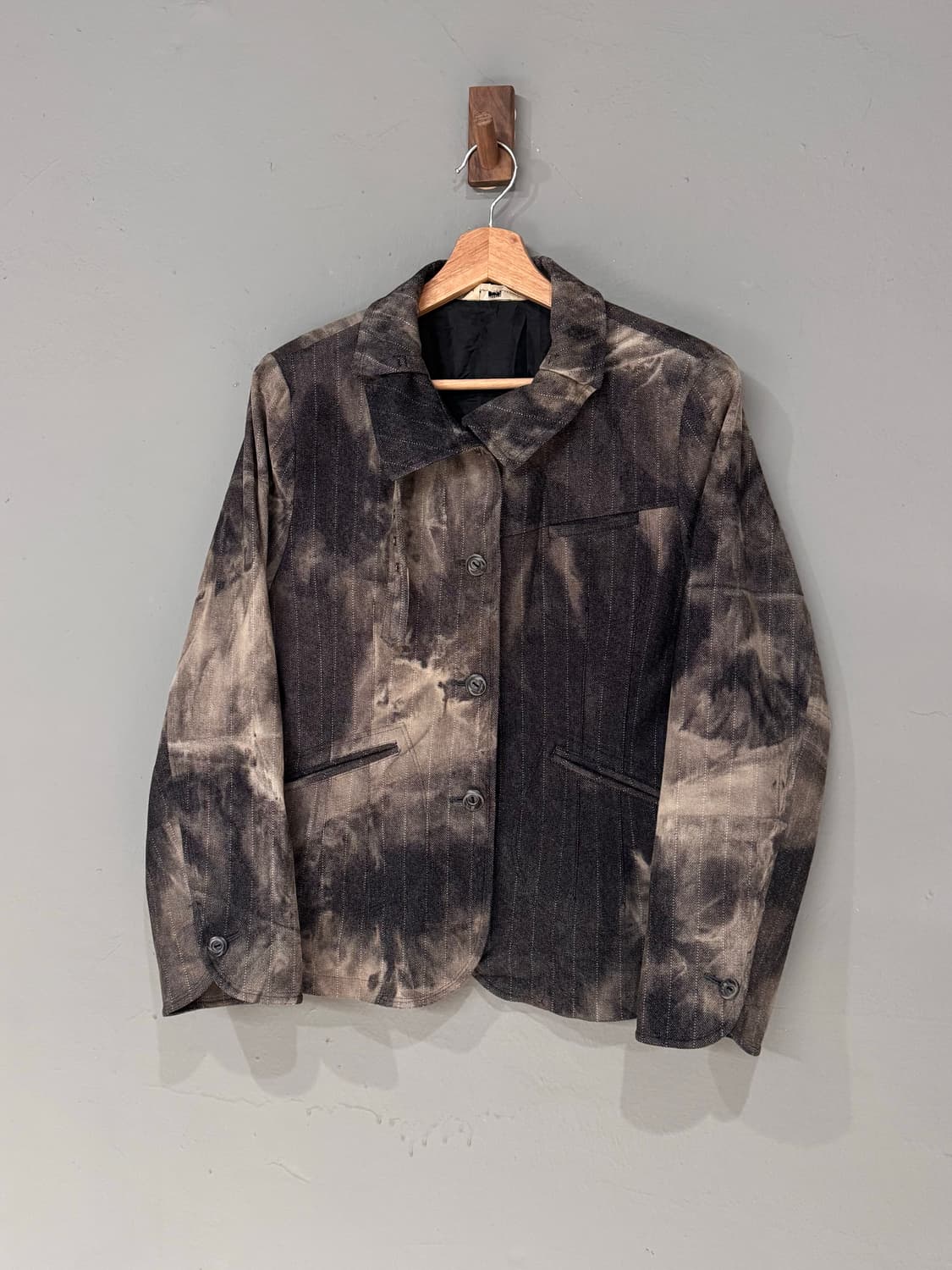 JPN 넥버클 타이다이 워싱 자켓  상품이미지1