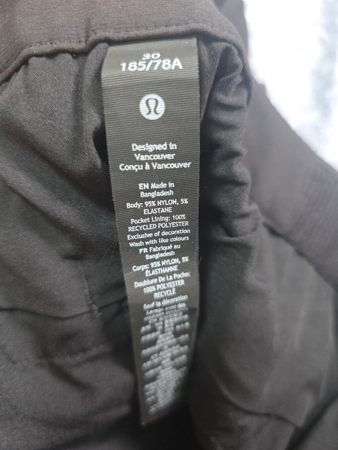 룰루레몬 lululemon 기능성 팬츠 블랙 30 상품이미지6