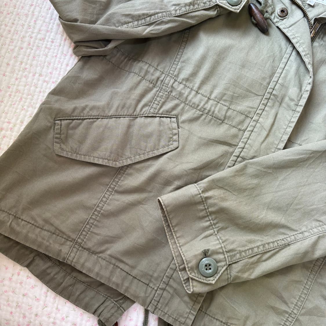 JPN/ 모리걸카키야상 숏야상 아방핏야상 모리룩야상 토글야상 카키야상  상품이미지9