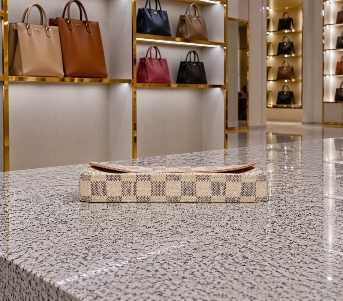 [S급] 루이비통 펠리시 포쉐트 캔버스 다미에 아주르 판매합니다!!! 상품이미지2