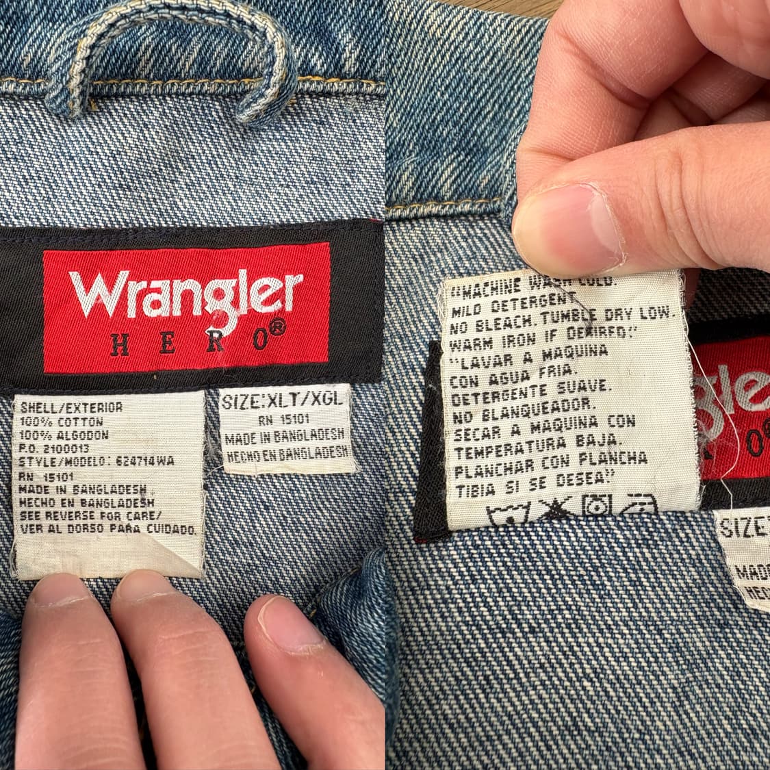 랭글러 Wrangler 데님 트러커 자켓 상품이미지9