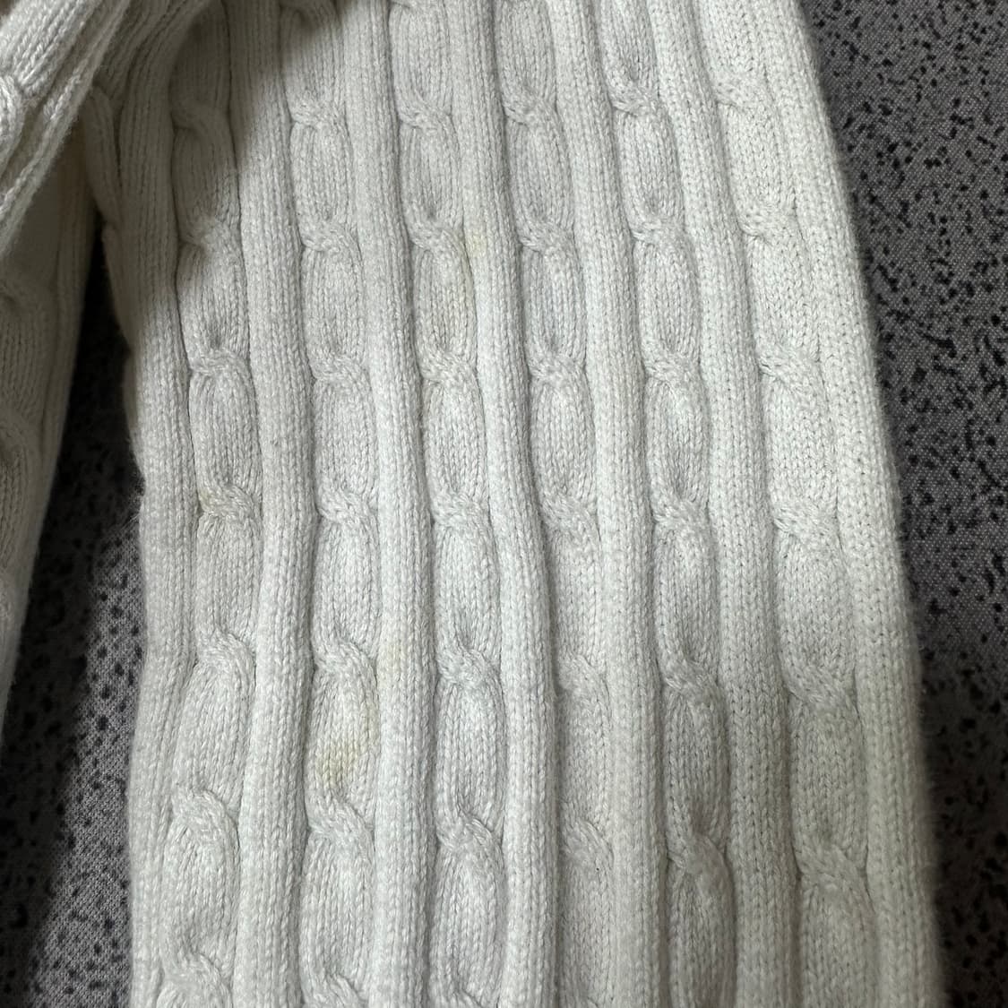 ✨ (바배) 폴로 랄프로렌 스포츠 화이트 꽈배기 여성 니트  상품이미지6