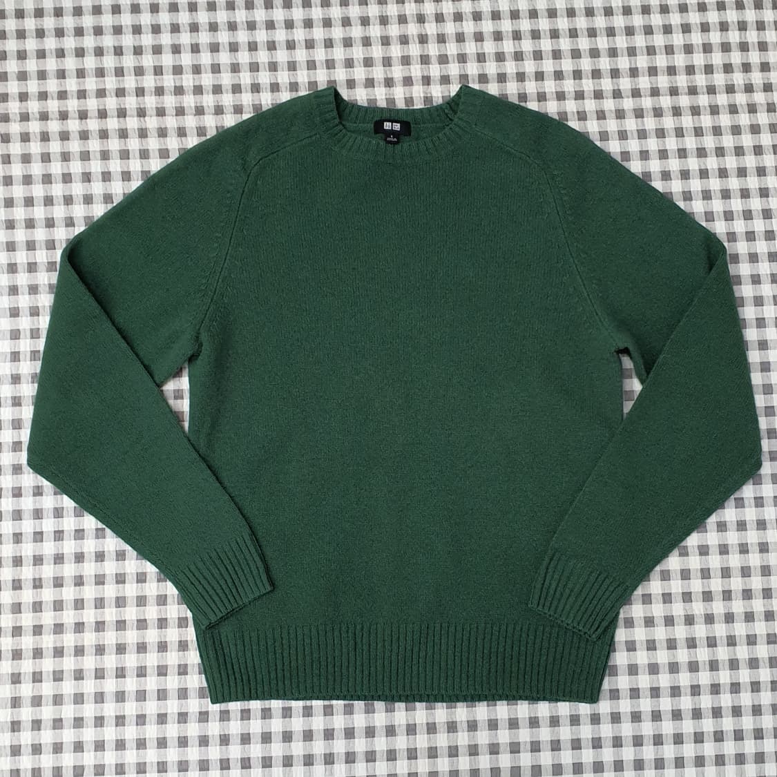 유니클로 울100 긴소매 니트 남자95 상품이미지1