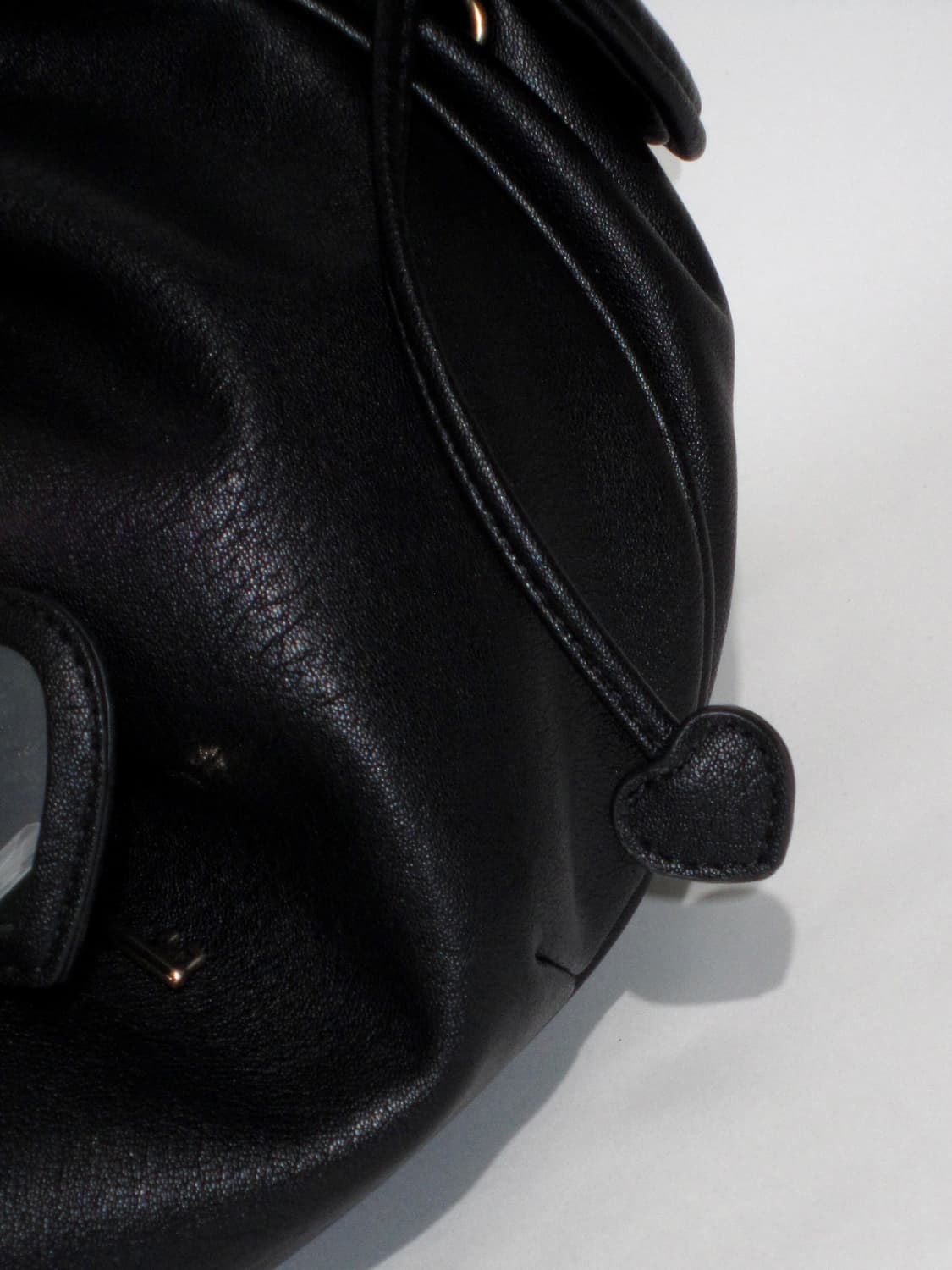 쥬시 꾸뛰르 하트 키링 챰 레더 숄더백 블랙 🖤 갸루 락시크 상품이미지5