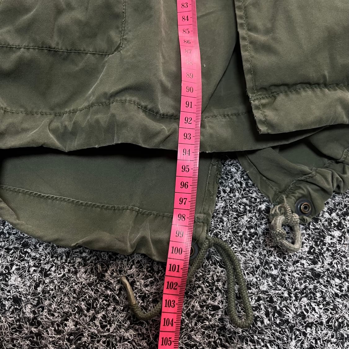 US Army 밀리터리 빈티지 오리지널 M65 개파카 필드자켓 M 상품이미지8