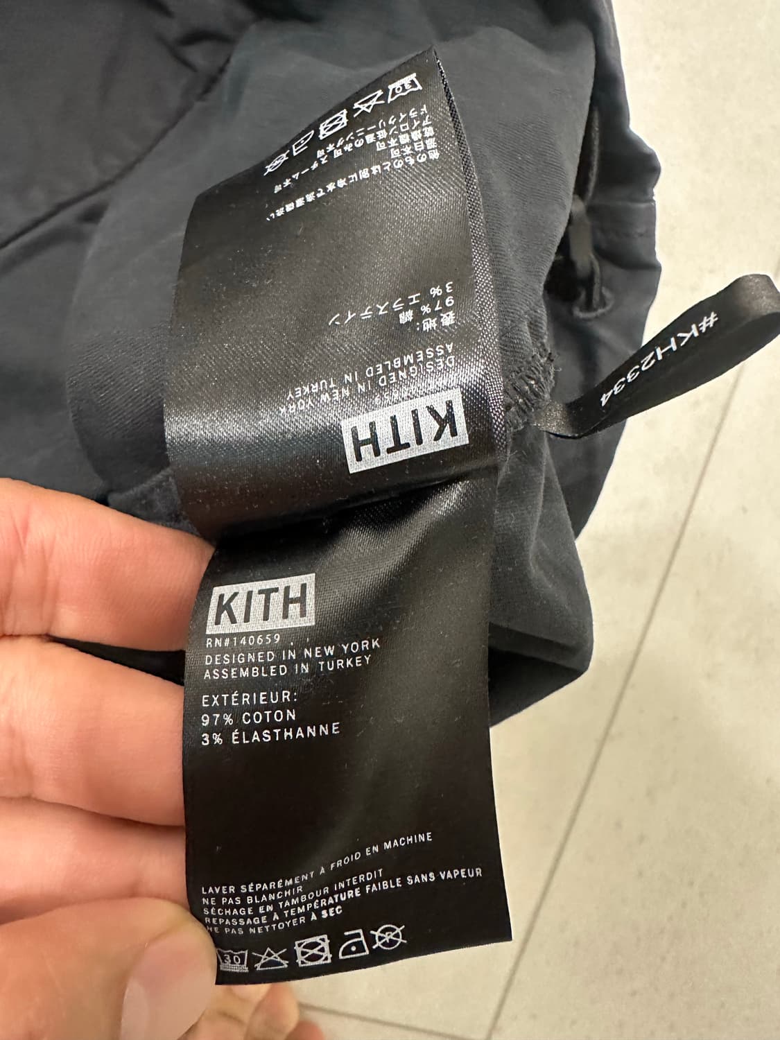 Kith 키스 후드 아노락 다크네이비 L 상품이미지3