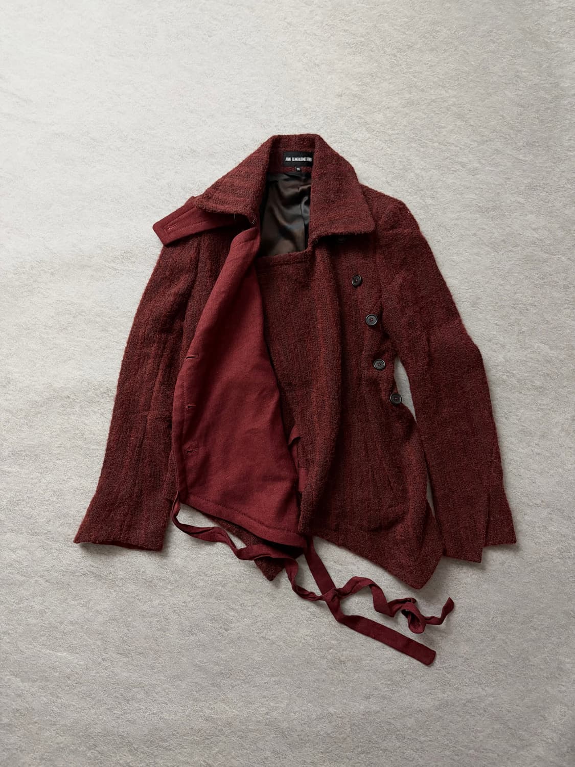 17FW 앤드뮐미스터 비대칭 울 자켓 상품이미지2