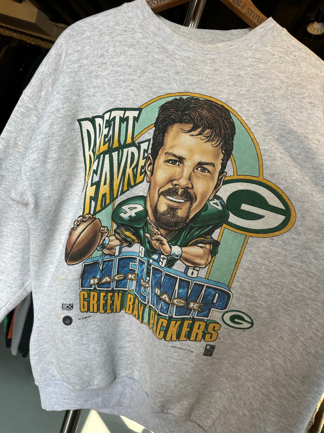 90s 헤인즈 50/50 프린팅 스웻셔츠 made in usa 상품이미지3