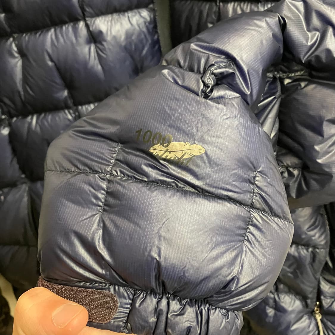 N127 몽벨 패딩 네이비 상품이미지7