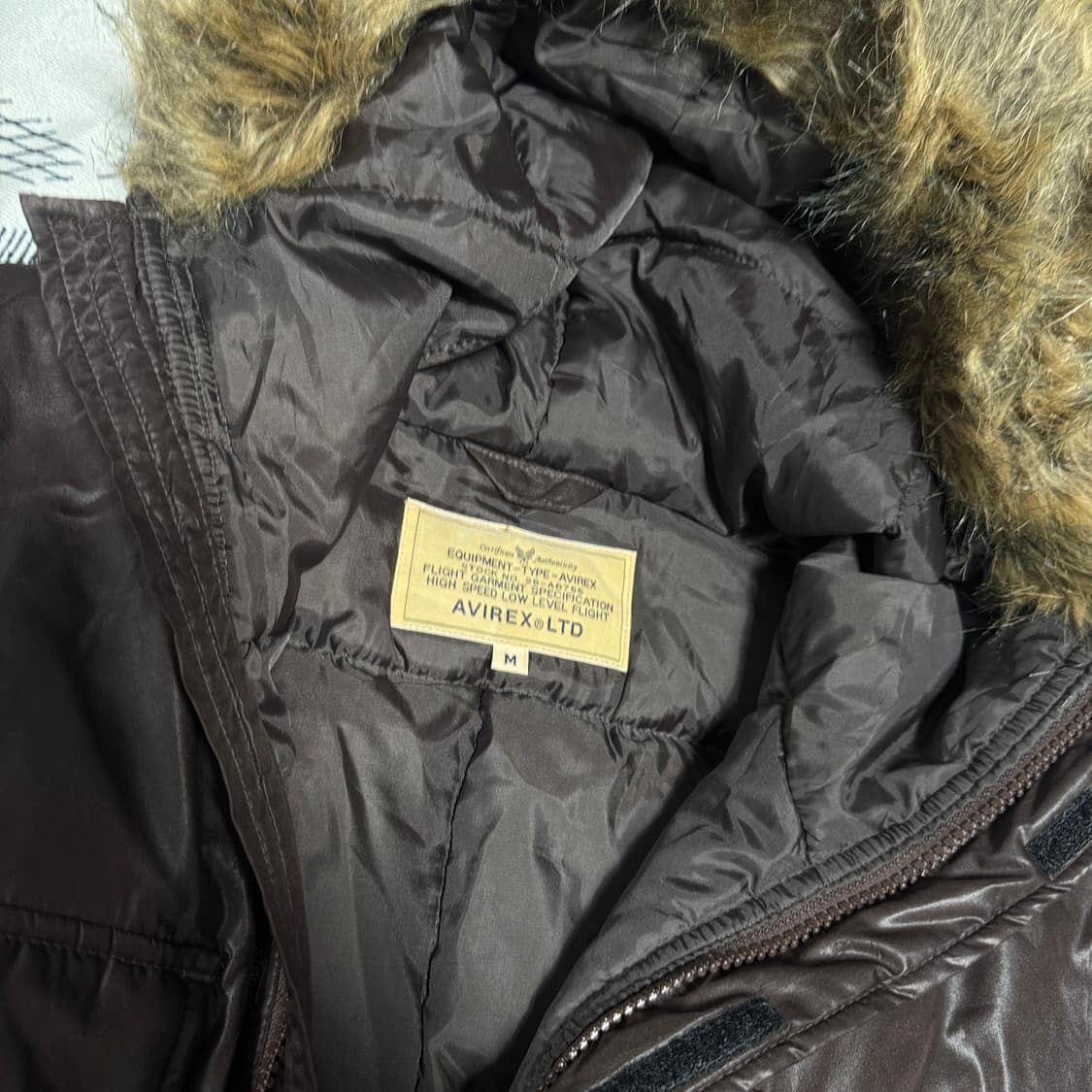 아비렉스 다운패딩 M사이즈  상품이미지5