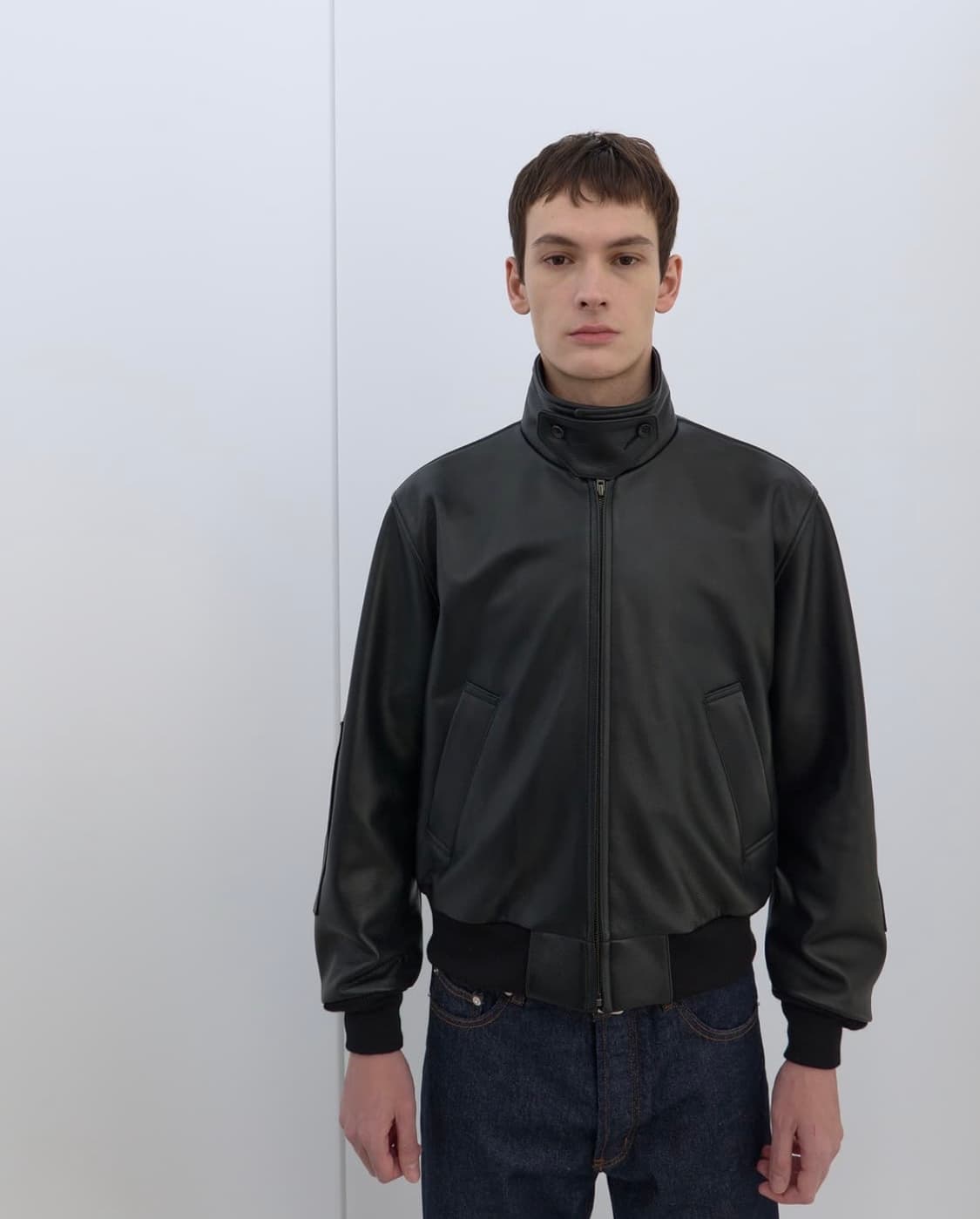 아이엘 가죽자켓 50사이즈 상품이미지2