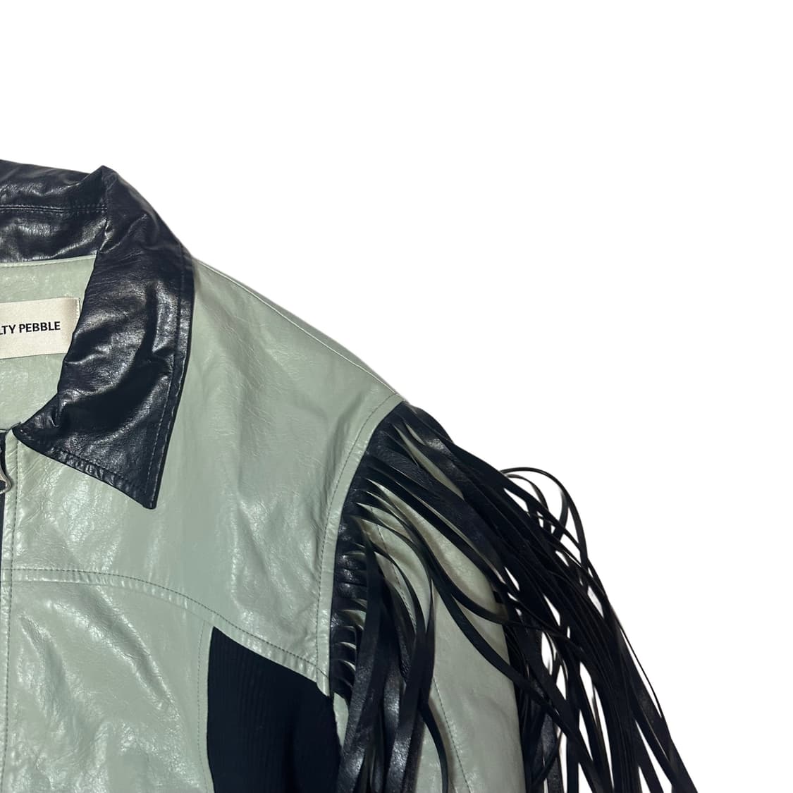 솔티페블 프린지레더자켓 1 Size 상품이미지2