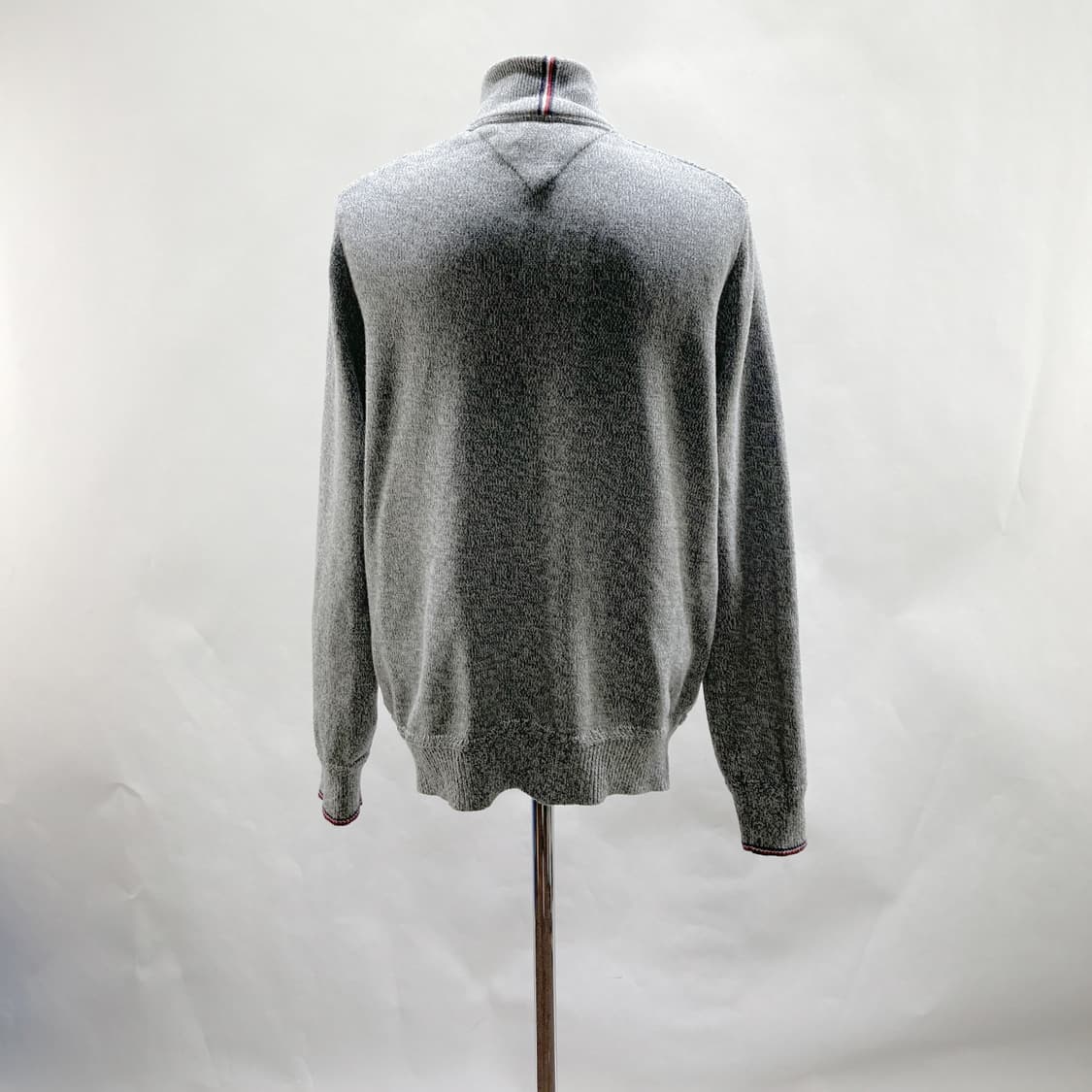 타미힐피거 남성코튼니트집업자켓 그레이 M  상품이미지3