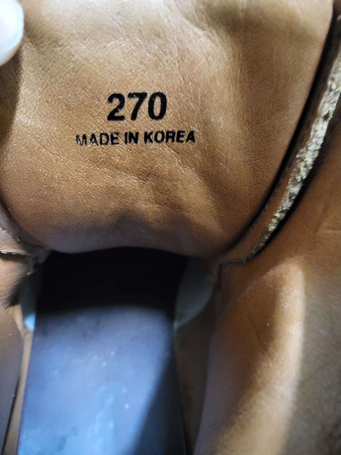 점보 통가죽 수제등산화 270 중등산화 상품이미지2