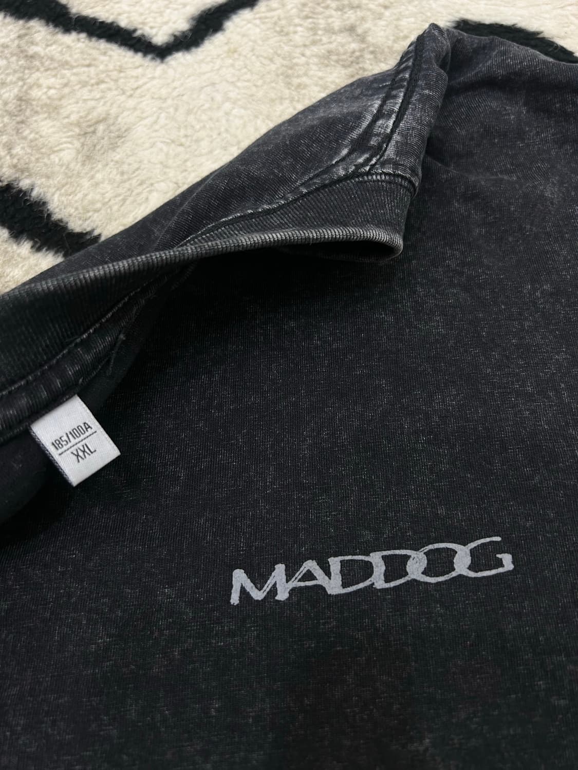 [XL]빈티지 매드독 피그먼트 긴팔 티 상품이미지5