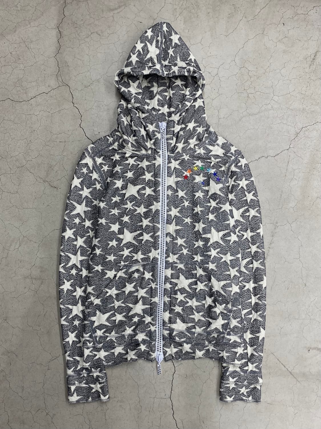 Francist_MOR.K.S. 패턴 후드 집업 상품이미지4