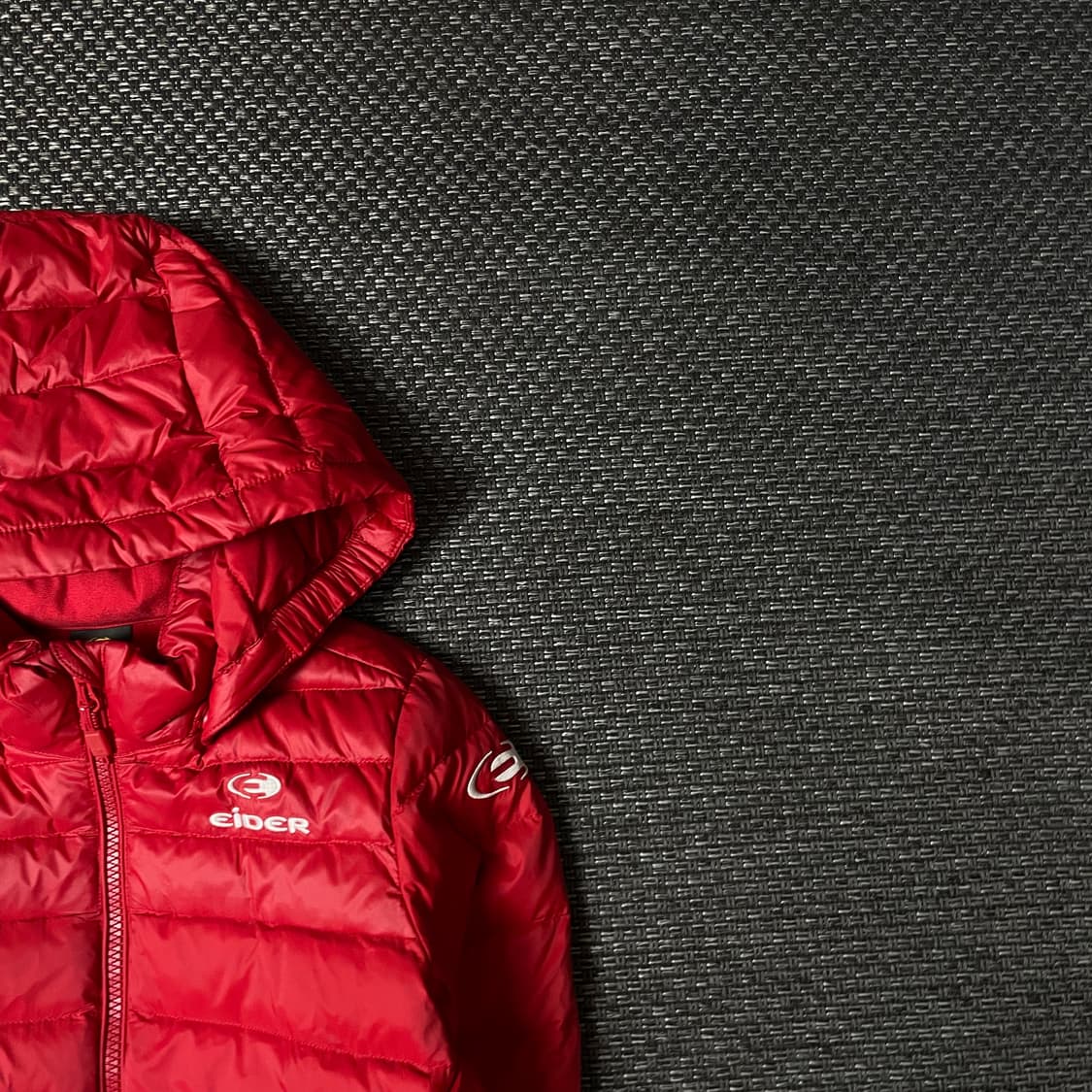 아이더 키즈 레드 경량 패딩 130 상품이미지3