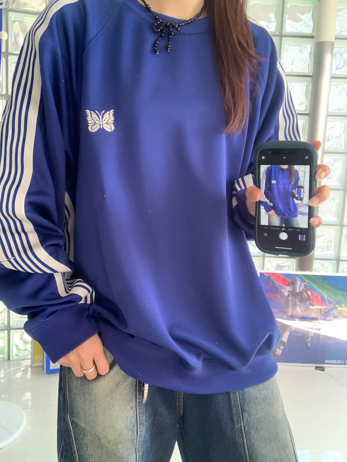 트랙 크루 넥 track crew neck 상품이미지1