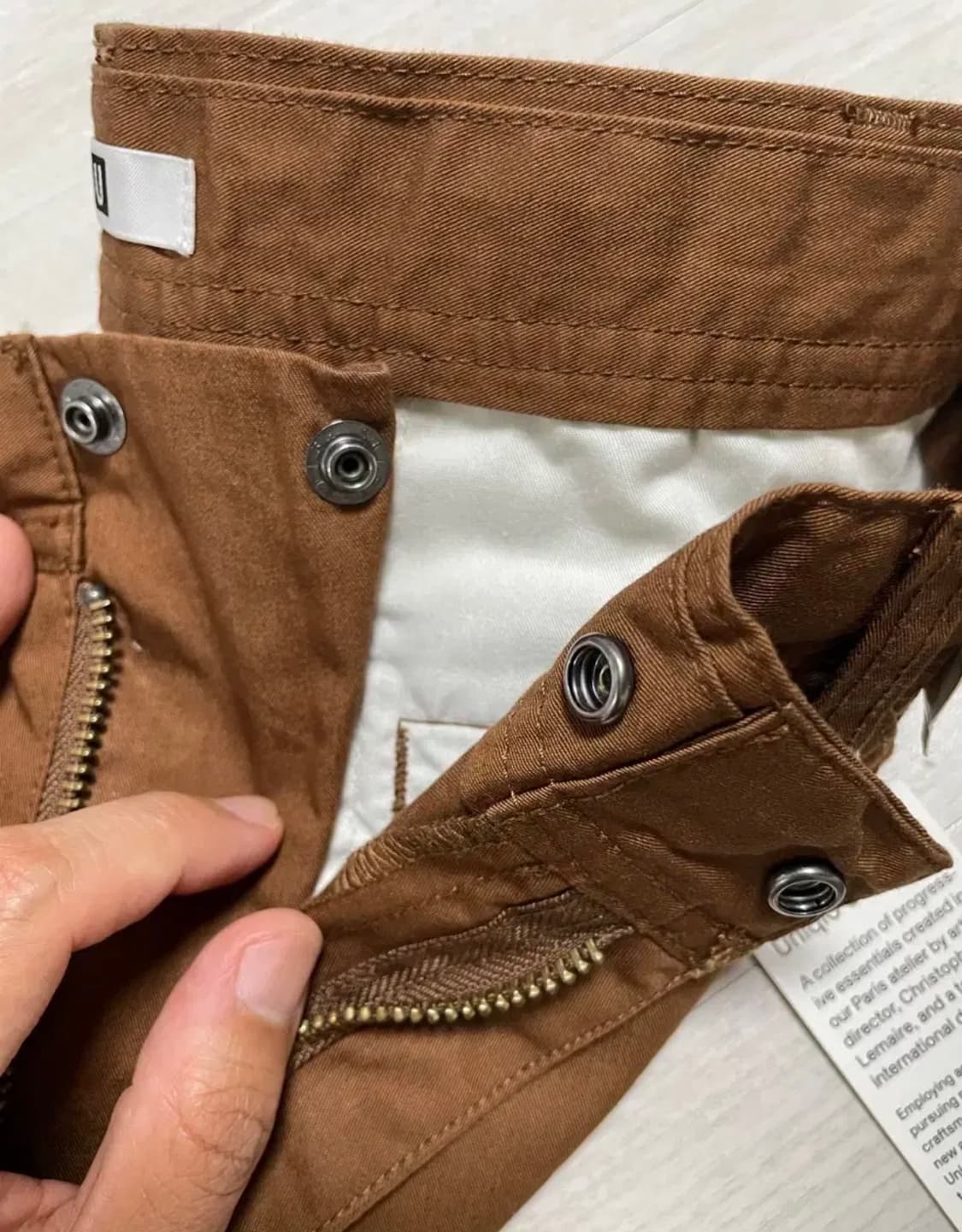 유니클로U 와이드치노팬츠 상품이미지5