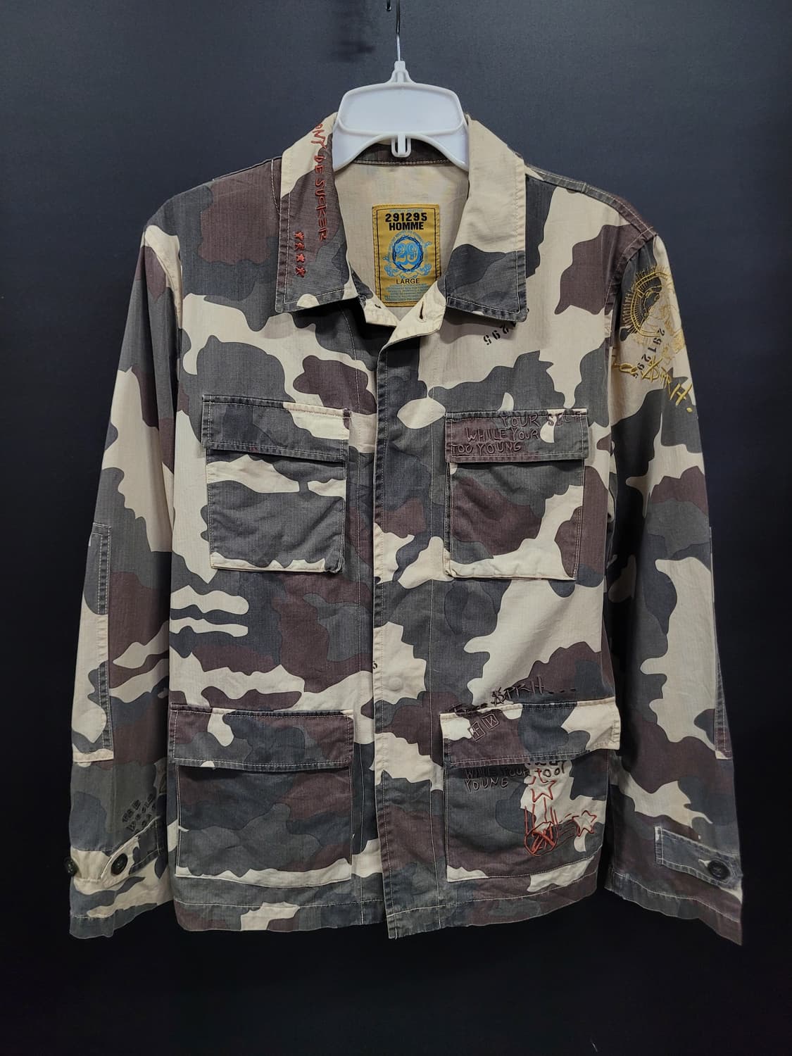 291295 HOMME 카모 워크자켓  상품이미지1