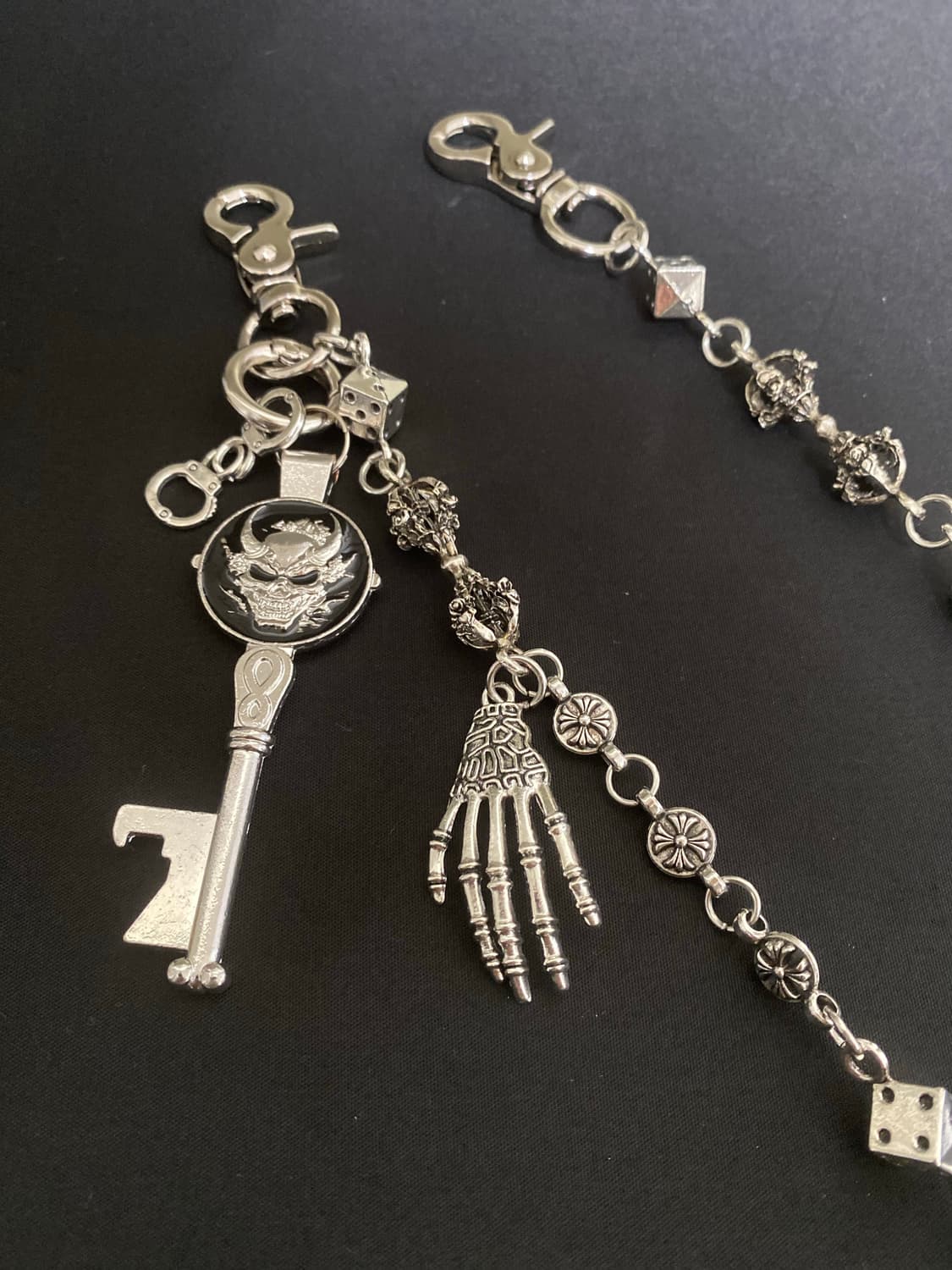 빈티지 펑크 팬츠 체인 상품이미지4