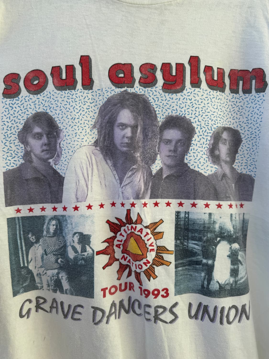 빈티지 Soul Asylum 투어 1993 티셔츠 상품이미지3