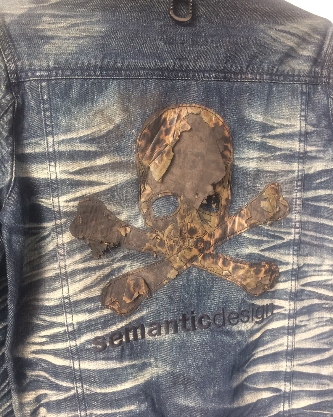 Roen x semantic design back skull washin 상품이미지4