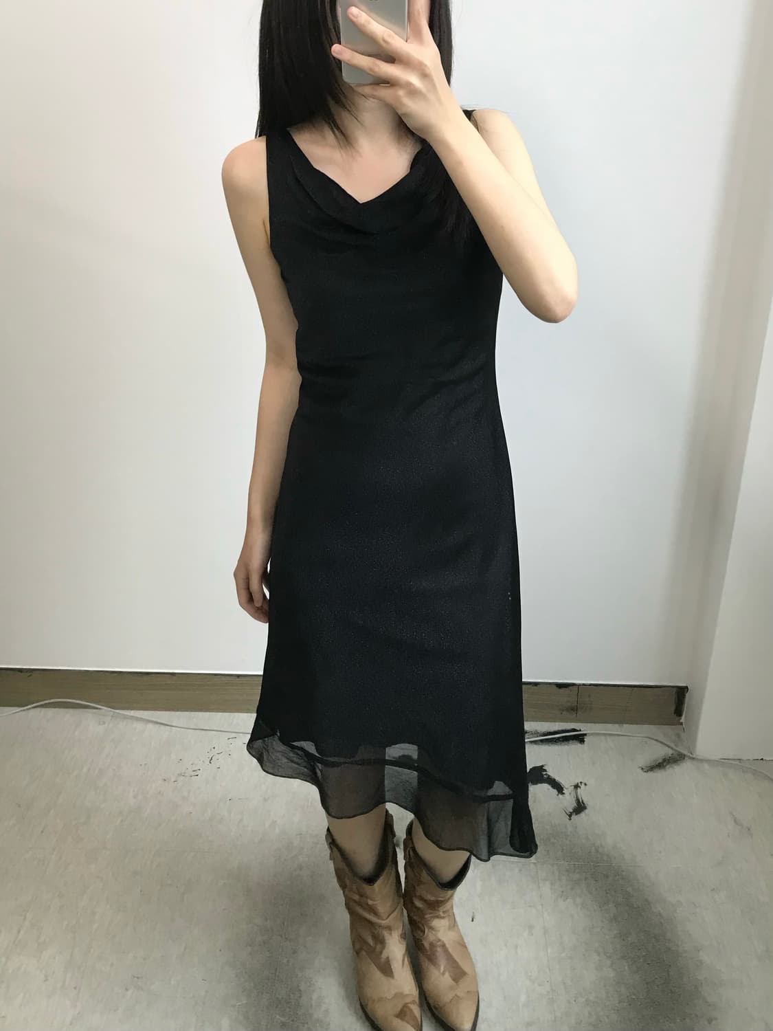 빈티지 드레이프 원피스 상품이미지1