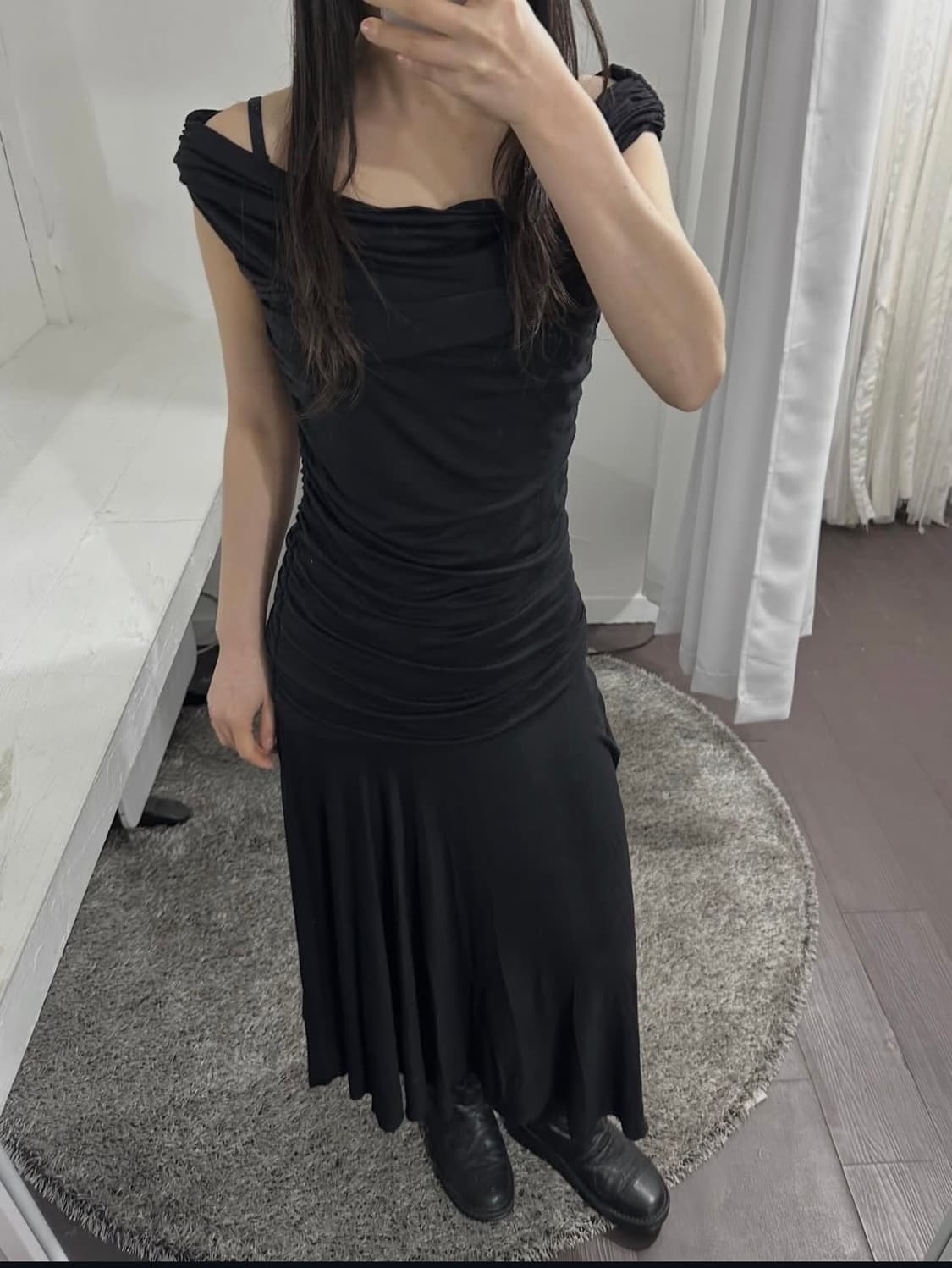 melissa masse draped dress 상품이미지1