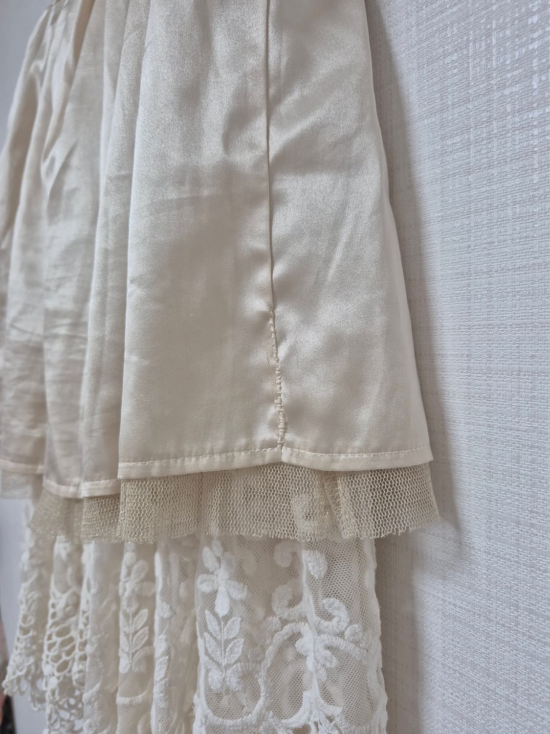 Japanese vintage 히메갸루 샘플 자수레이스 스커트 상품이미지5