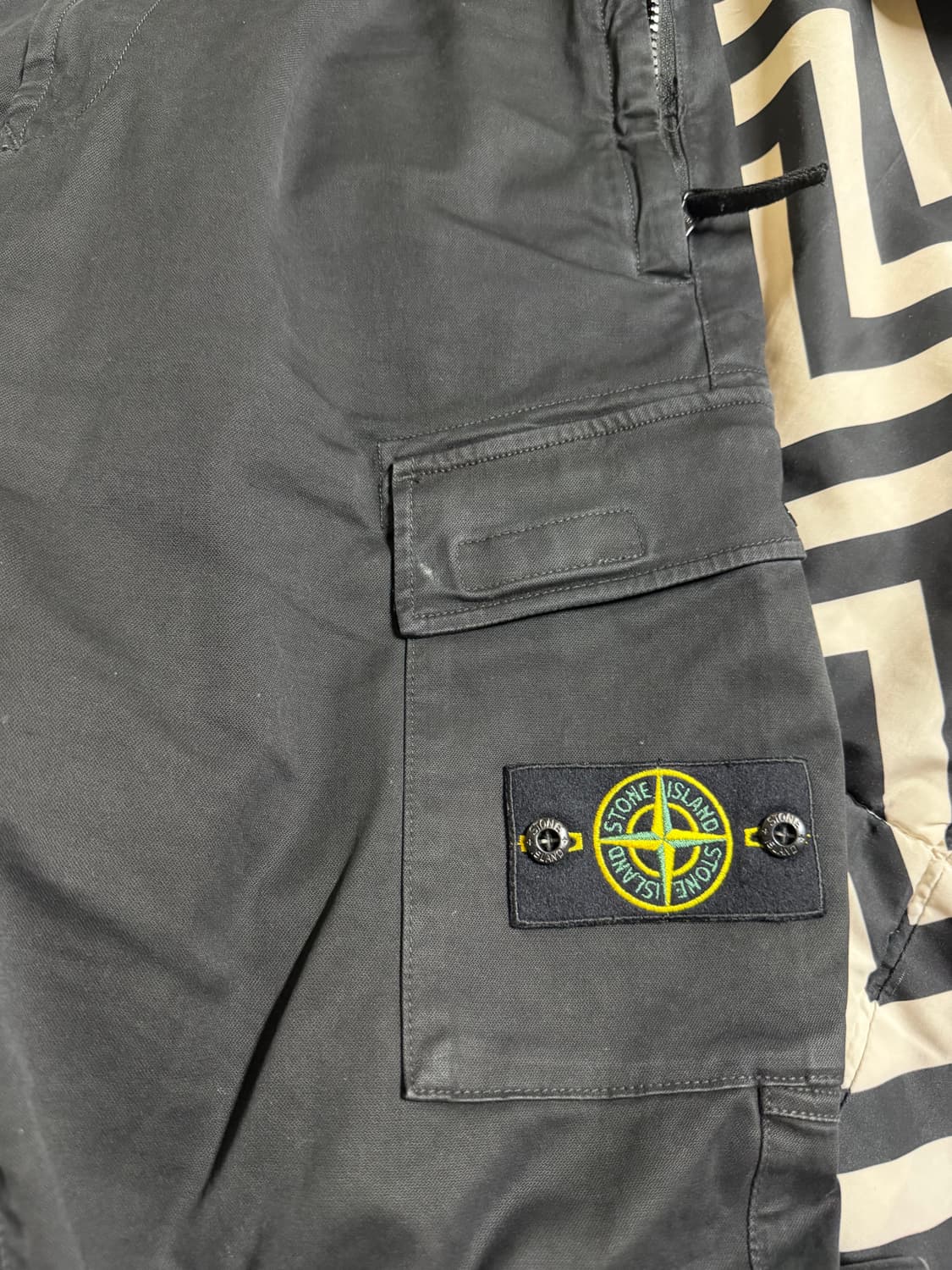 스톤아일랜드 조거 팬츠 34 블랙 상품이미지3