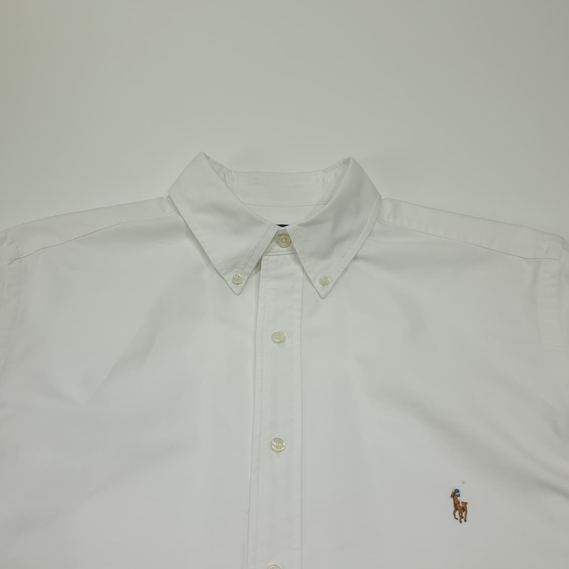 CL475 LT 폴로 00s 코튼 멀티포니 버튼다운 화이트 셔츠 남방 상품이미지2