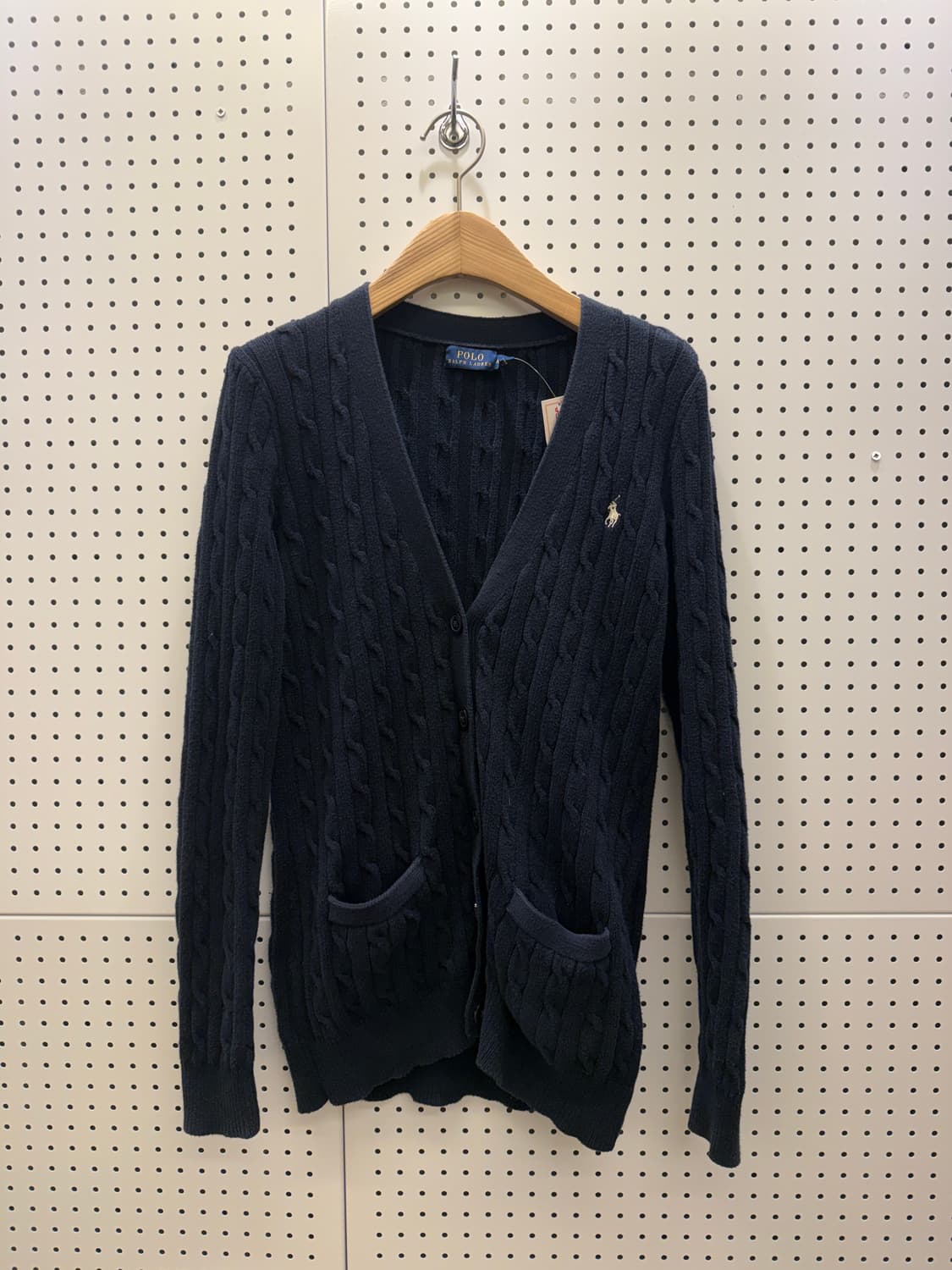 폴로 랄프 로렌 포니 자수 케이블 가디건 U422 상품이미지2