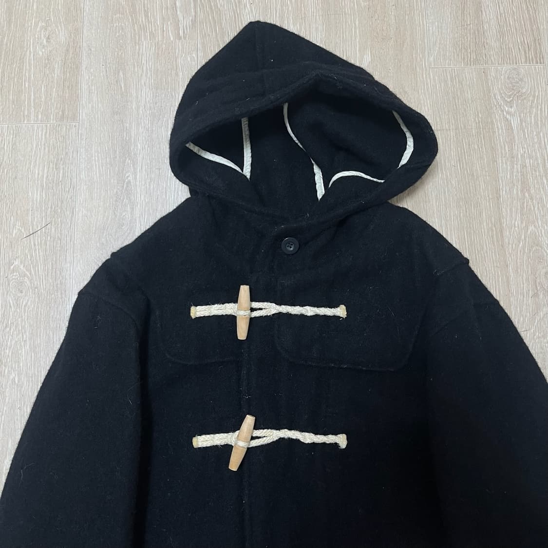 비바스튜디오 베이직 후드 떡볶이코트 M/95  상품이미지2