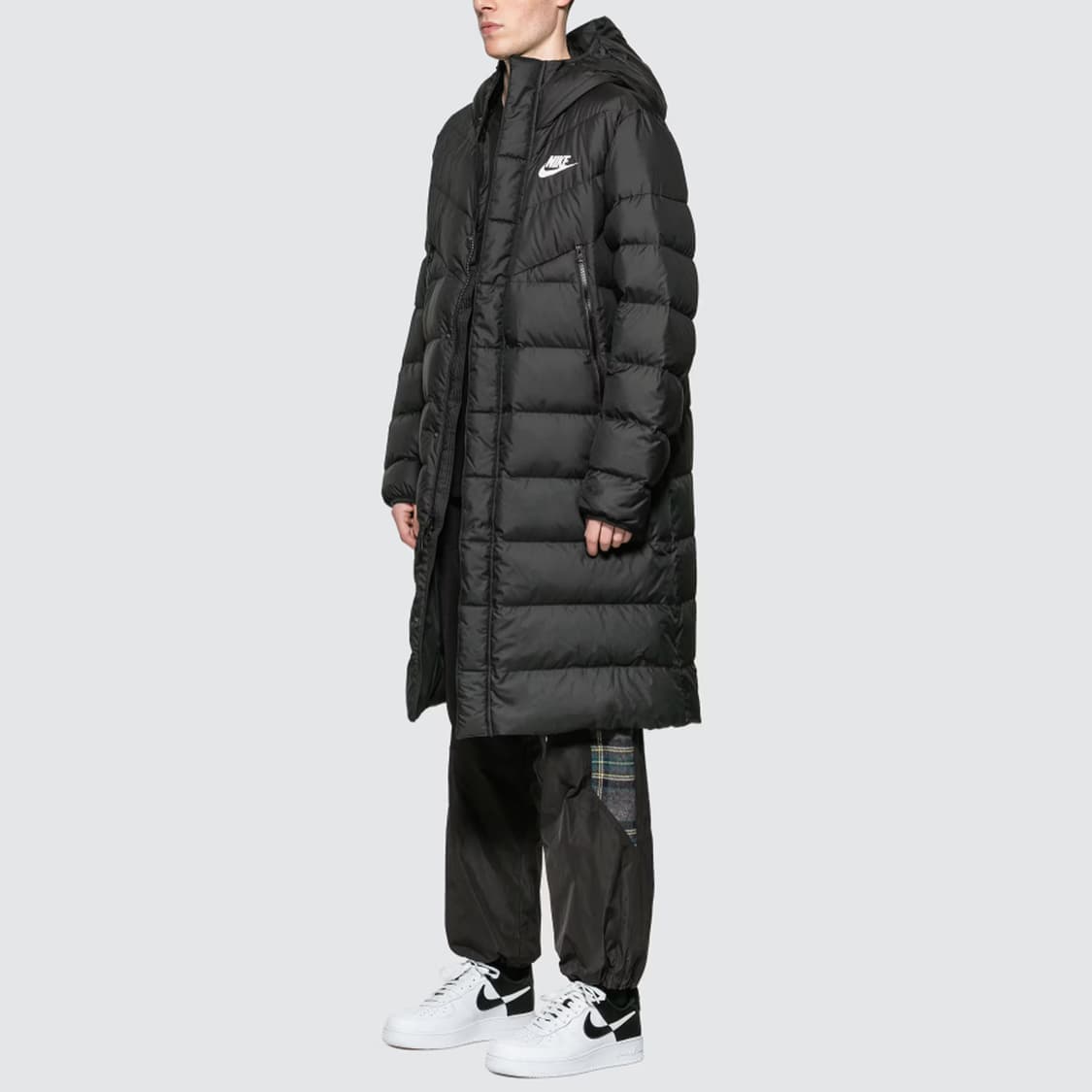 나이키 윈드러너 다운필 롱패딩 블랙 - XL(105) 상품이미지2