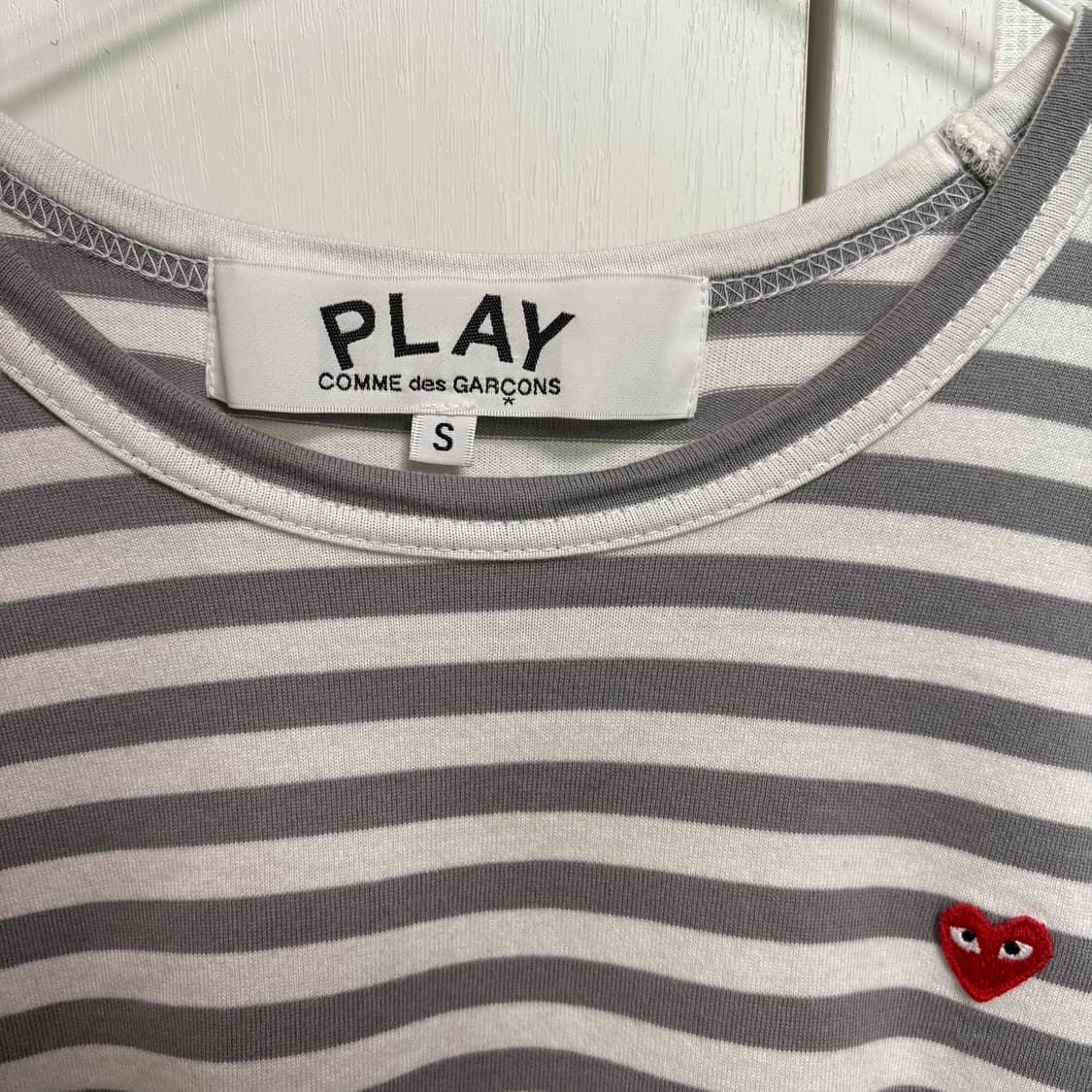 플레이 꼼데가르송 스트라이프 롱슬리브 s 상품이미지2