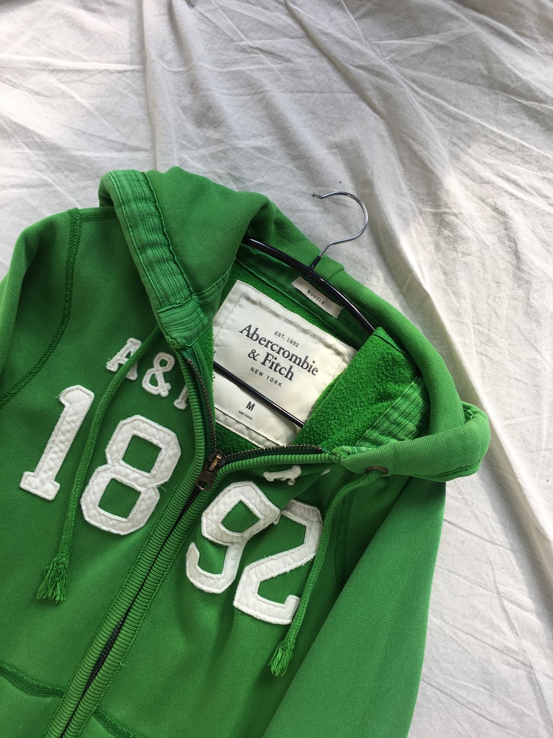 아베크롬비 넘버로고 후드집업 상품이미지4
