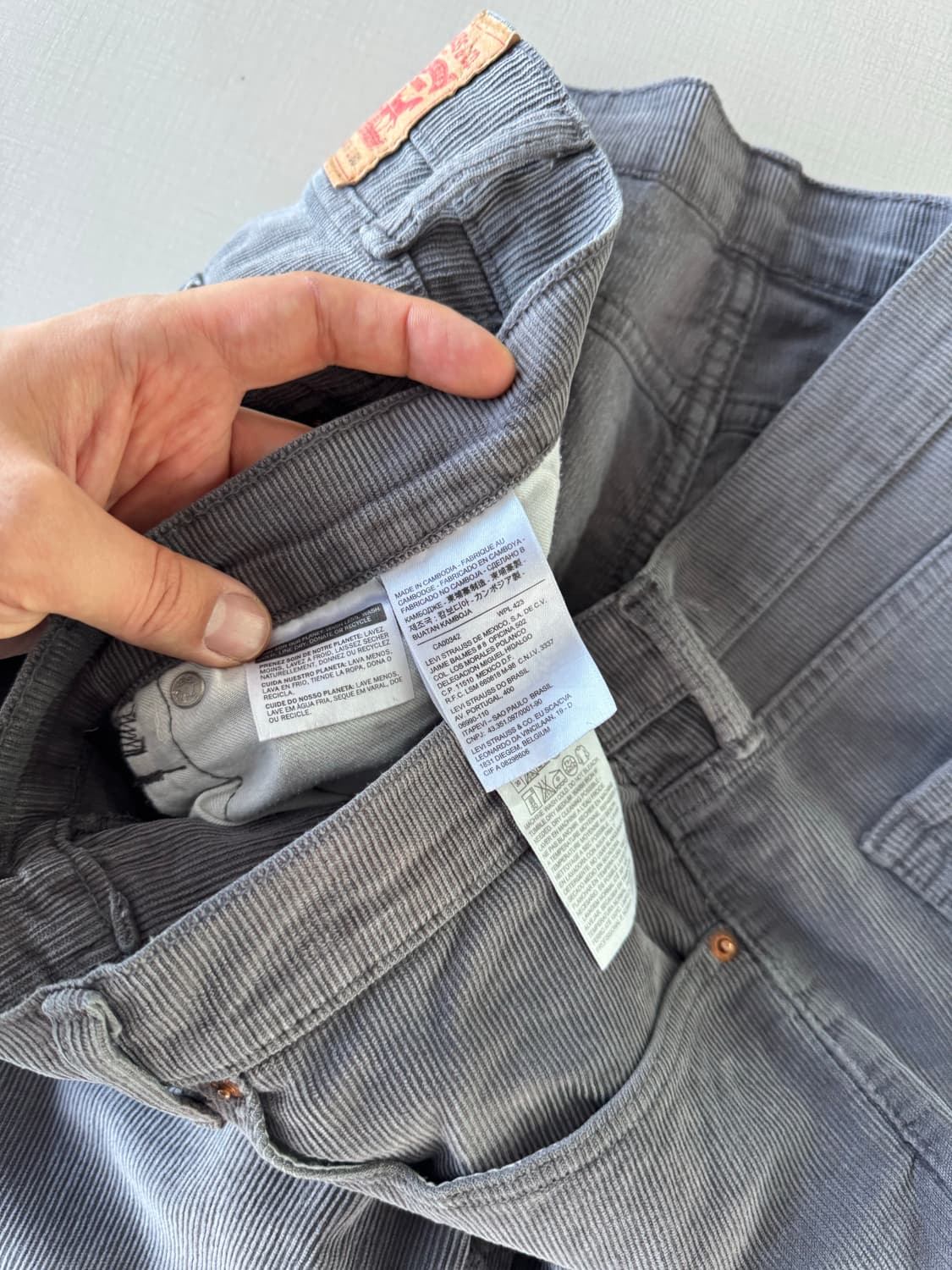 리바이스 514 코듀로이 팬츠 상품이미지4