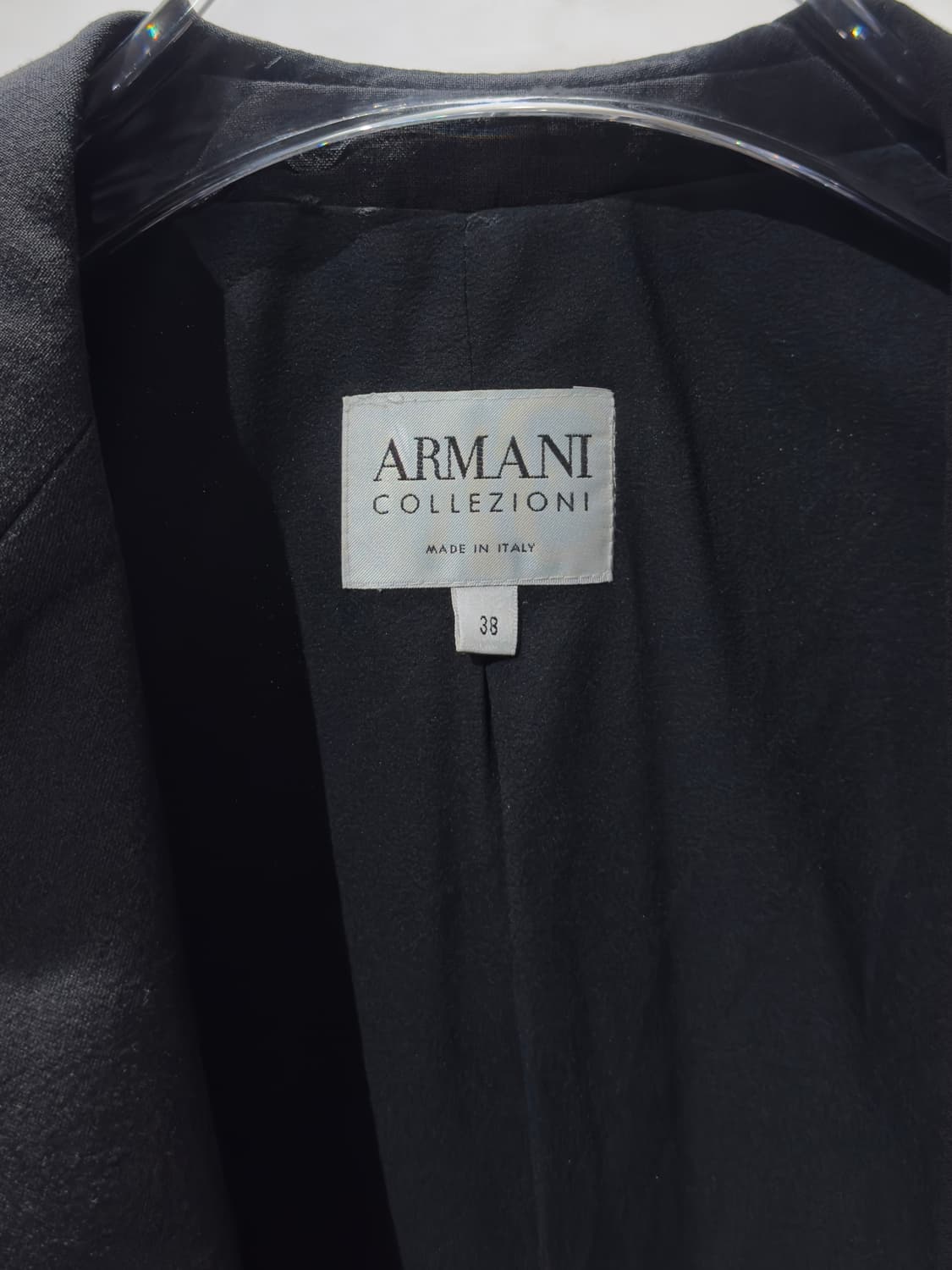 ARMANI COLLEZIONI 블랙 슬림 테일러드 자켓 상품이미지5