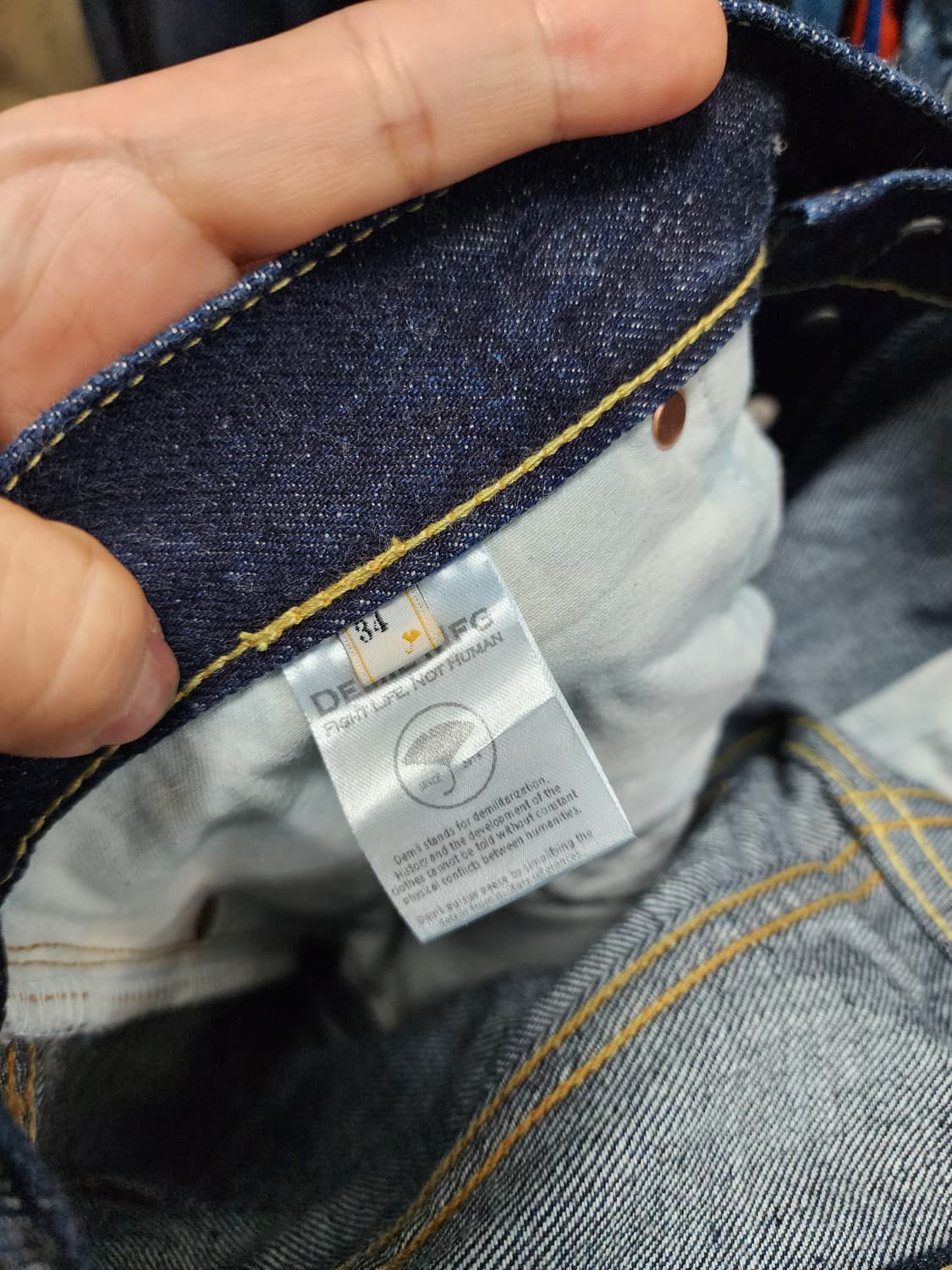 데밀 009 레귤러 스트레이트 셀비지 데님 상품이미지6