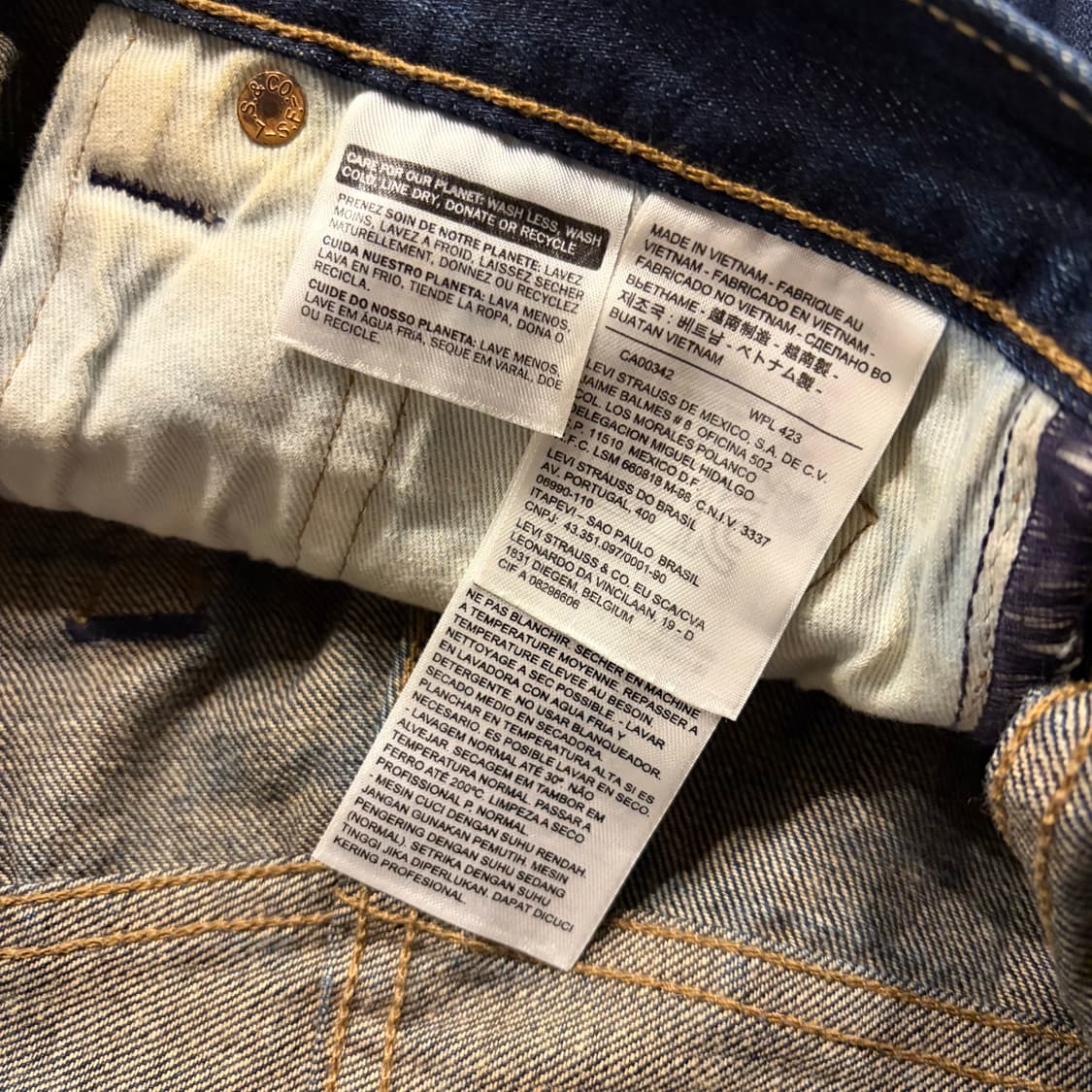 [30x34] 리바이스 501 오리지널 데님 팬츠 청바지 C419 상품이미지8